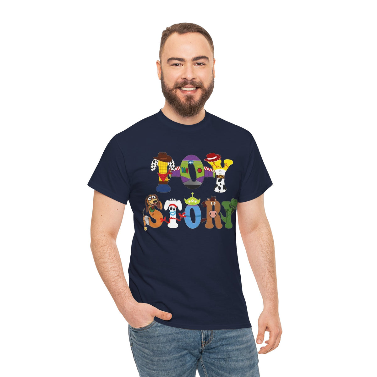 Toy Story Character Name Tee — "Toy Story" Graphic T-Shirt
