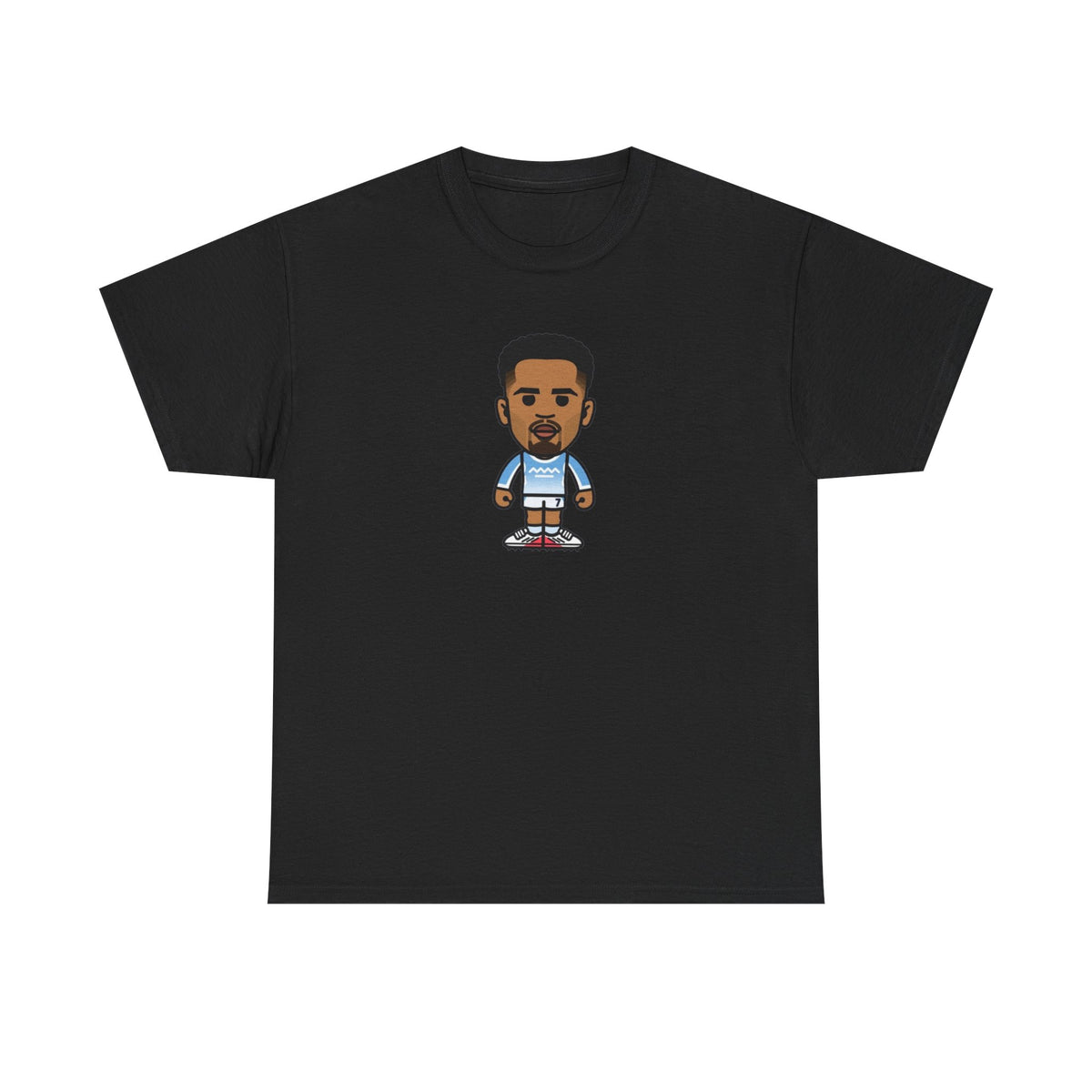 Iliman Ndiaye Manchester City Cartoon Cotton T-Shirt