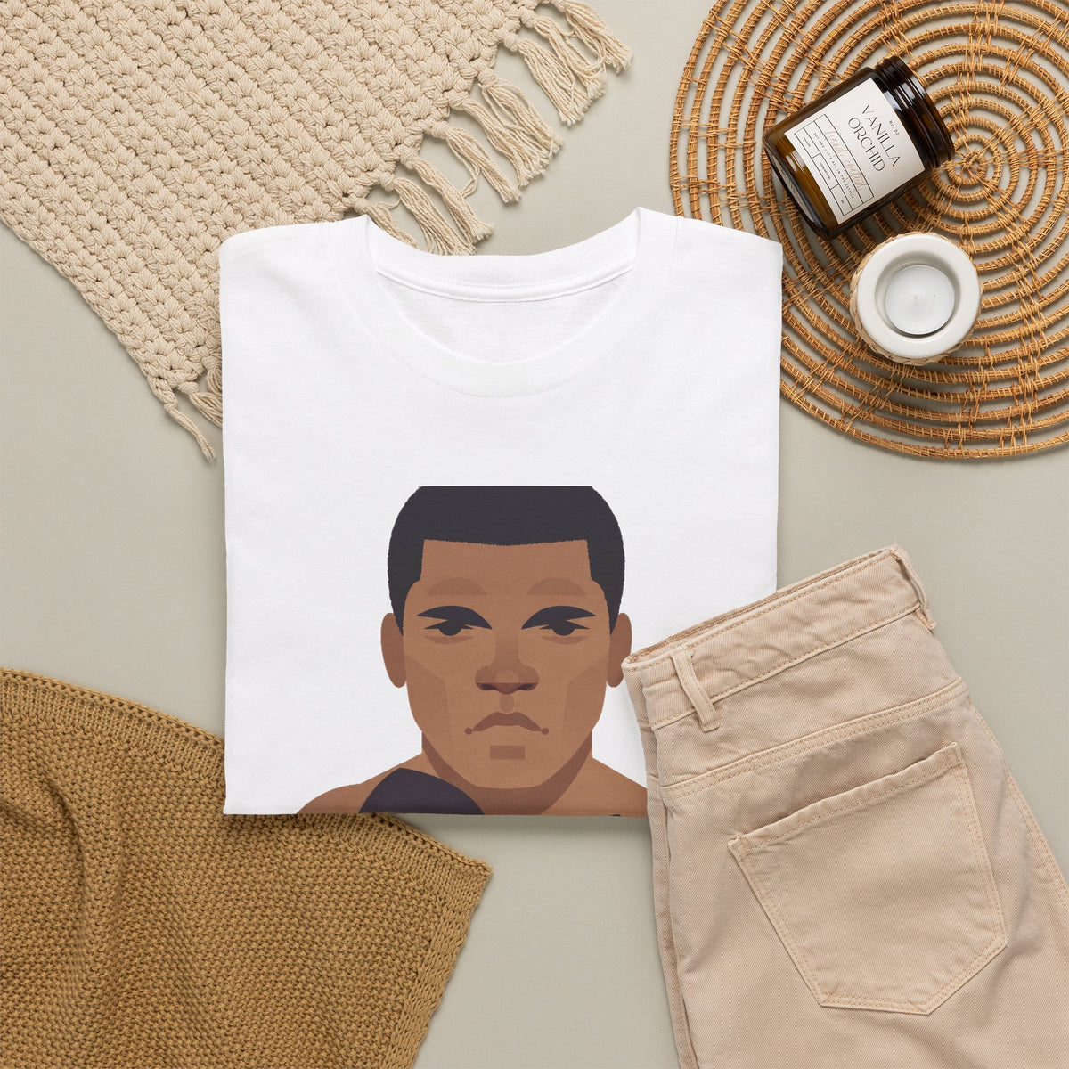 Muhammad Ali Boxing Champion Cotton T-Shirt