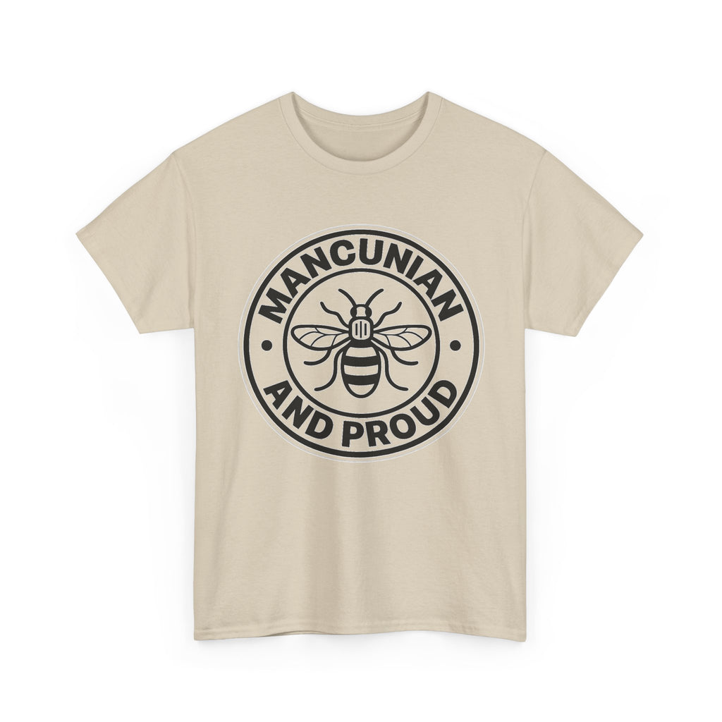 Manchester Bee 'Mancunian and Proud' Cotton T-Shirt