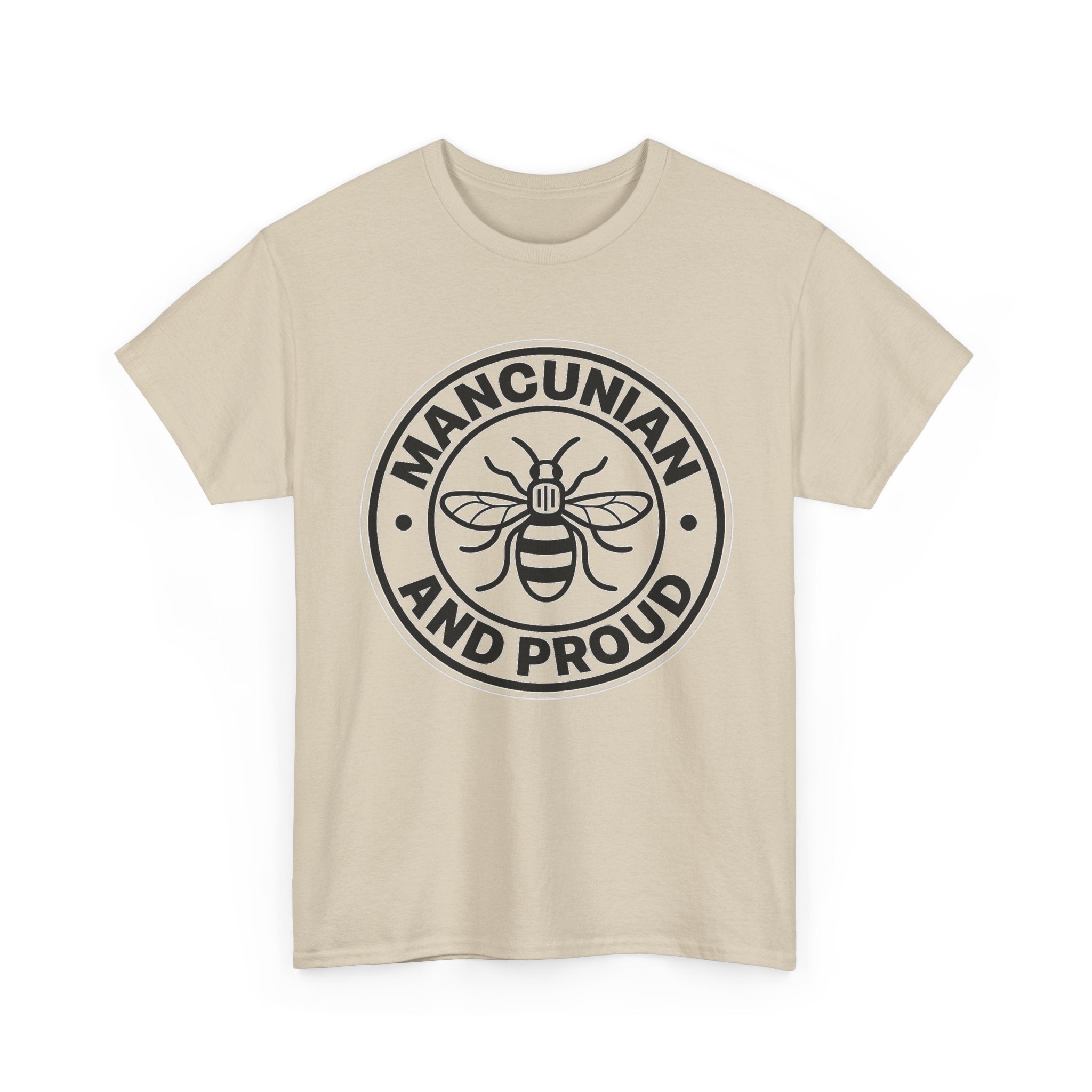 Manchester Bee 'Mancunian and Proud' Cotton T-Shirt