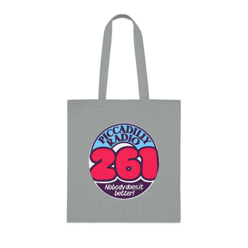 Piccadilly Radio 261 Retro Logo Tote Bag – 'Nobody Does It Better' Cotton Shopper
