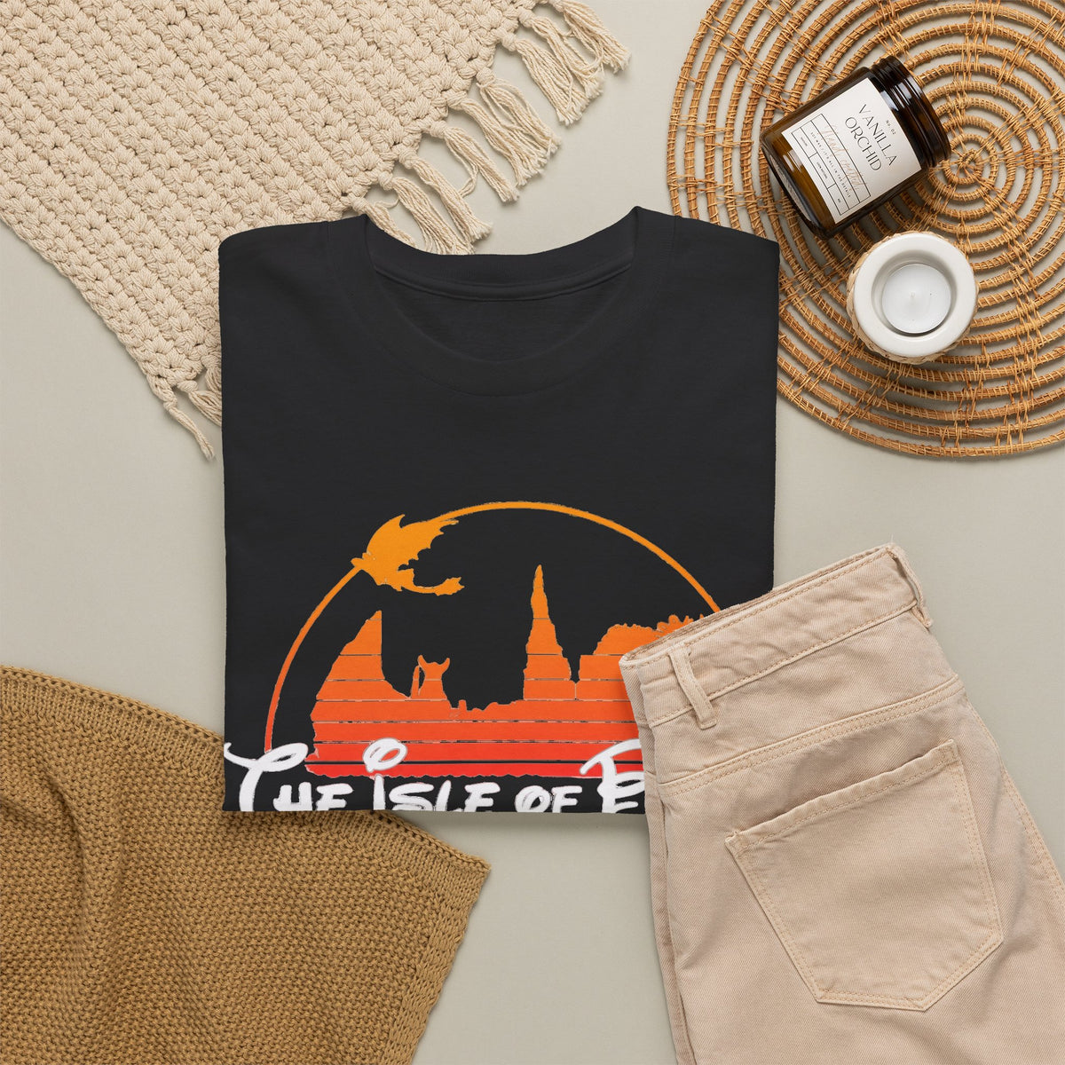 Isle of Berk Sunset Tee — How to Train Your Dragon Inspired Graphic T-Shirt