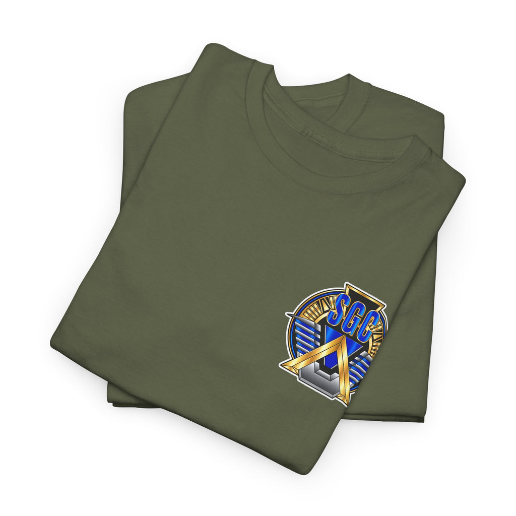 Stargate SGC Military-Style Emblem Cotton T-Shirt