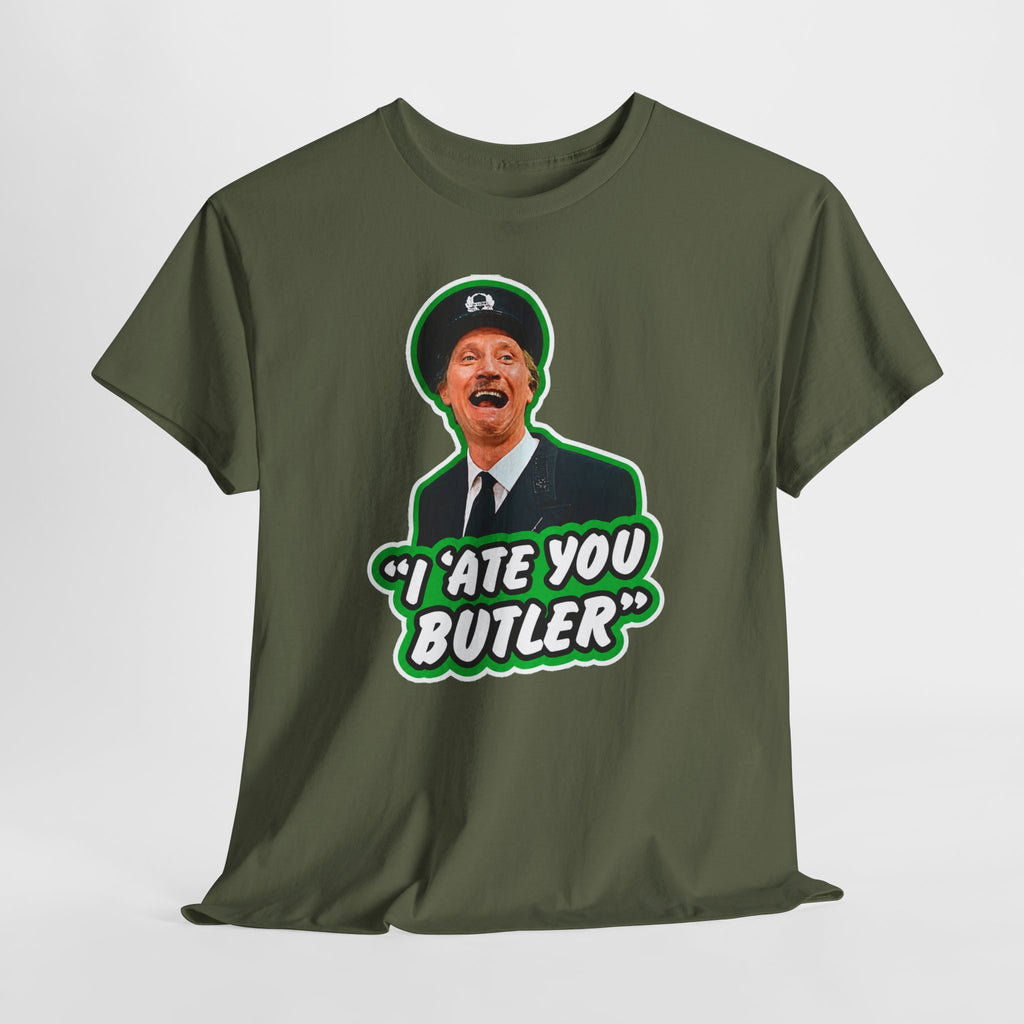 I Ate You Butler T-Shirt — Funny Retro Butler Graphic Tee