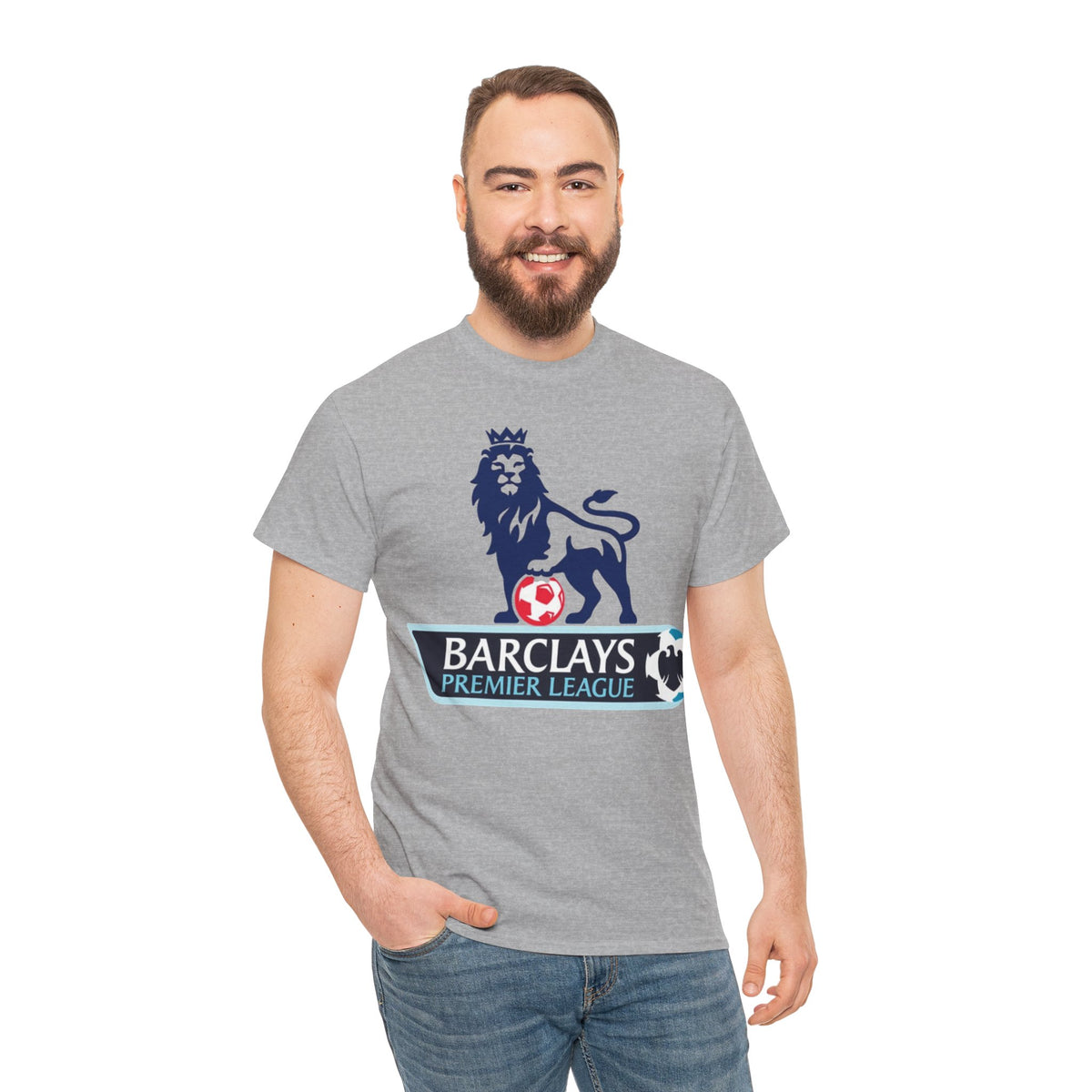 Premier League Lion Tee — Barclays Football Fan Shirt