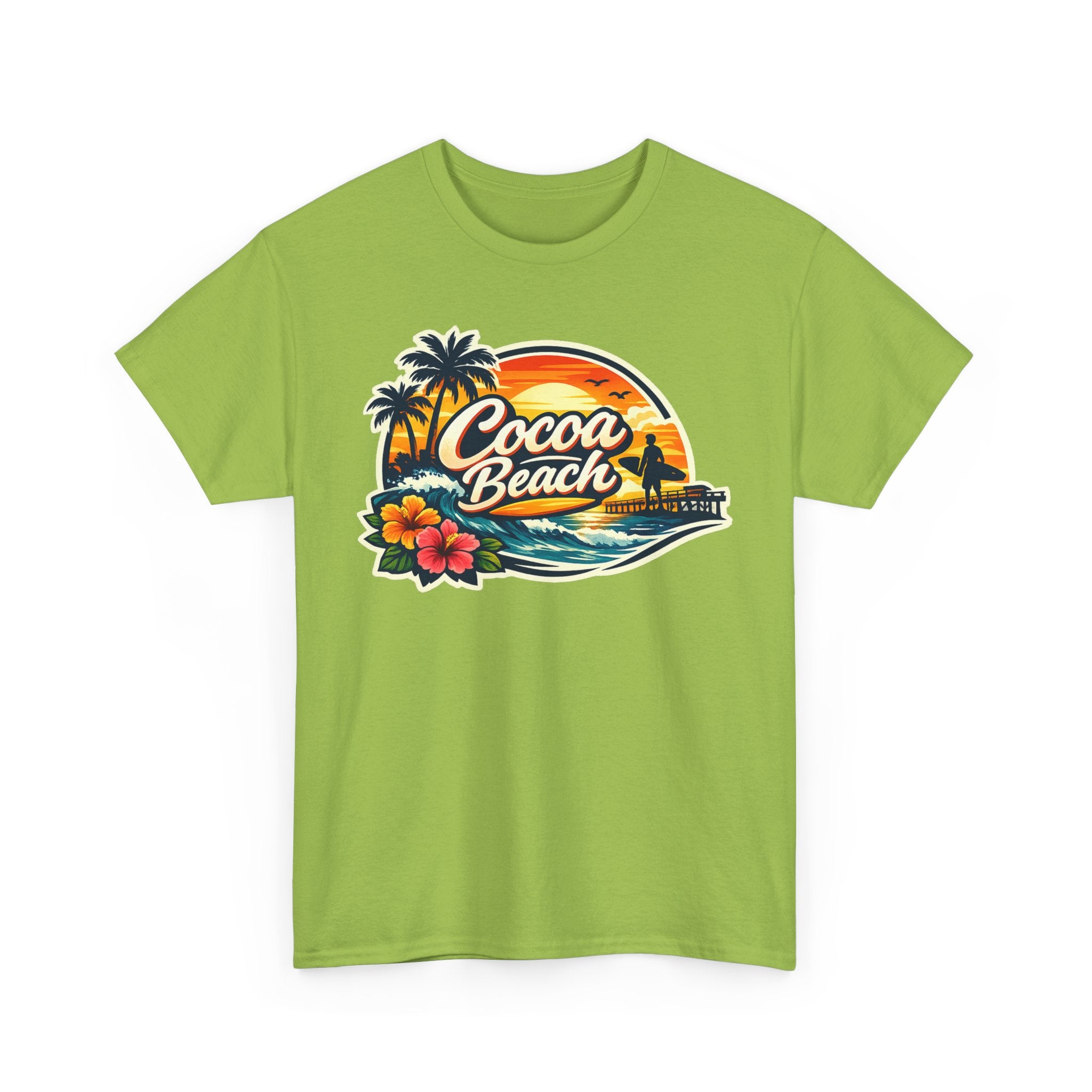 Cocoa Beach Vintage Sunset T-Shirt