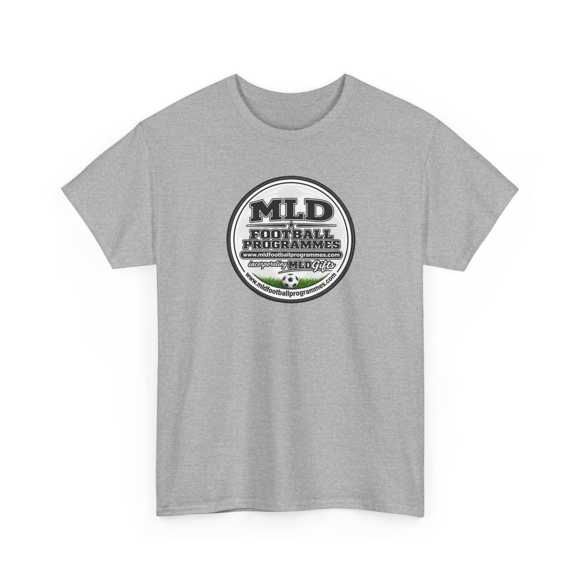 MLD Football Programmes Vintage Logo Cotton T-Shirt