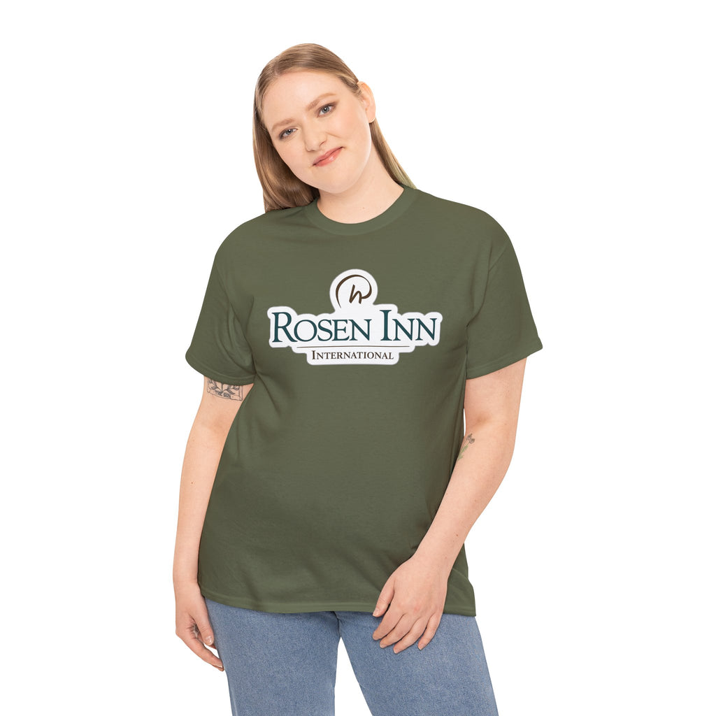 Rosen Inn International Inspired Logo Cotton T-Shirt Tee
