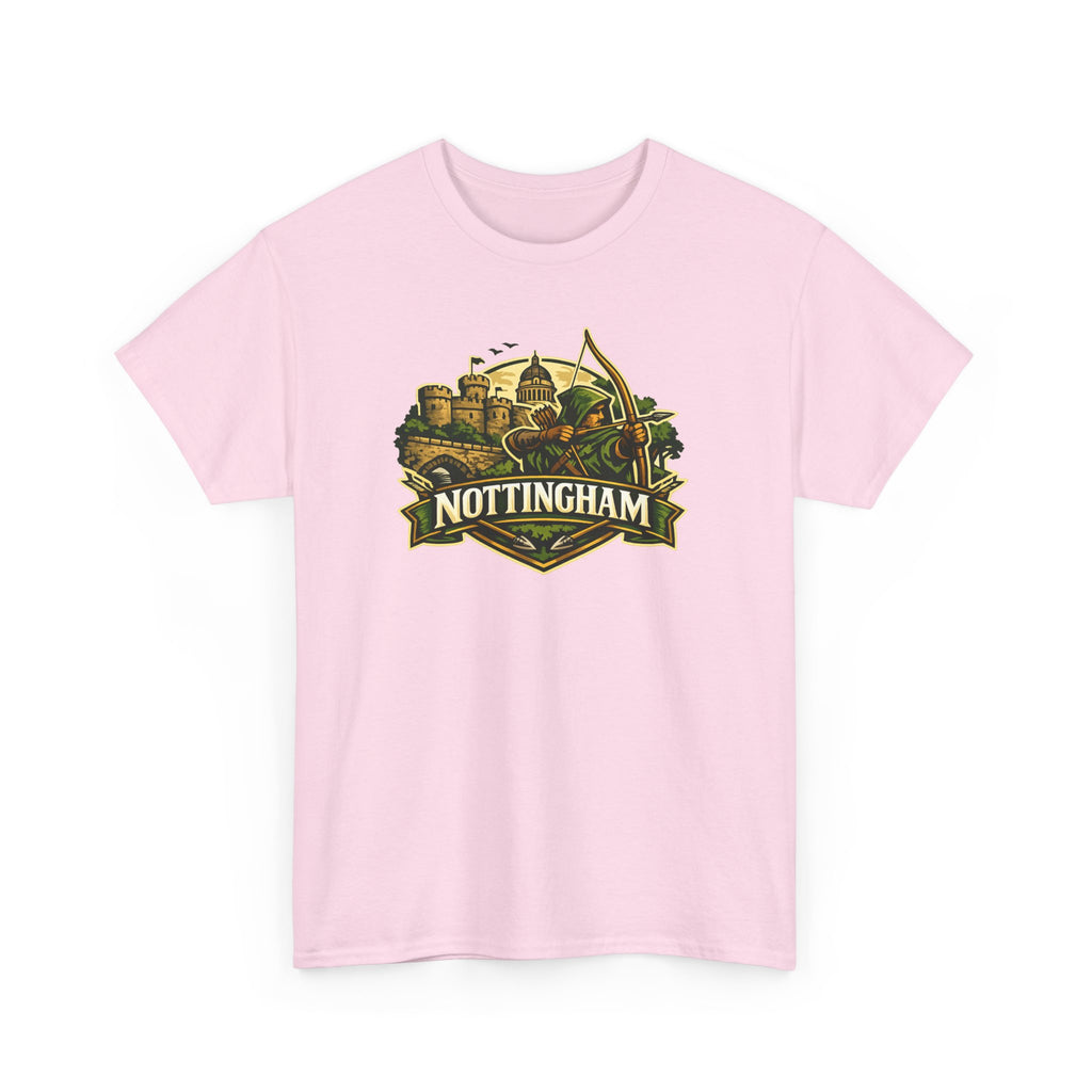 Nottingham Vintage Crest T-Shirt — Robin Hood Castle Travel Tee