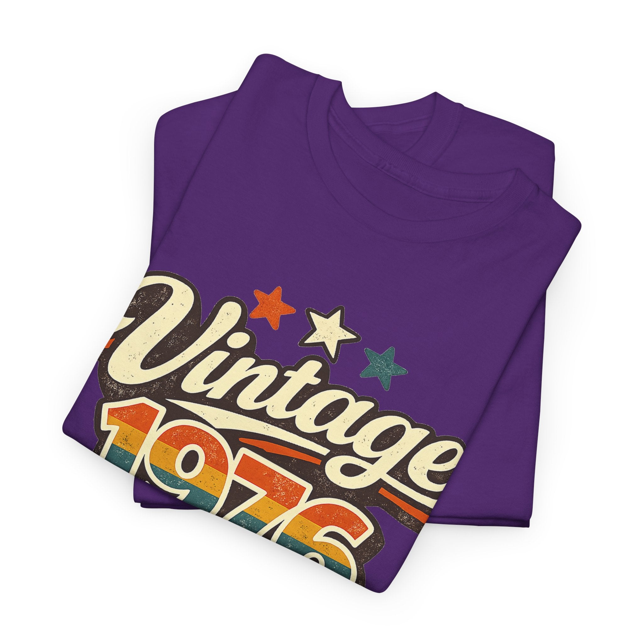Vintage 1976 Retro Graphic Tee — Classic Birthday or Anniversary Gift