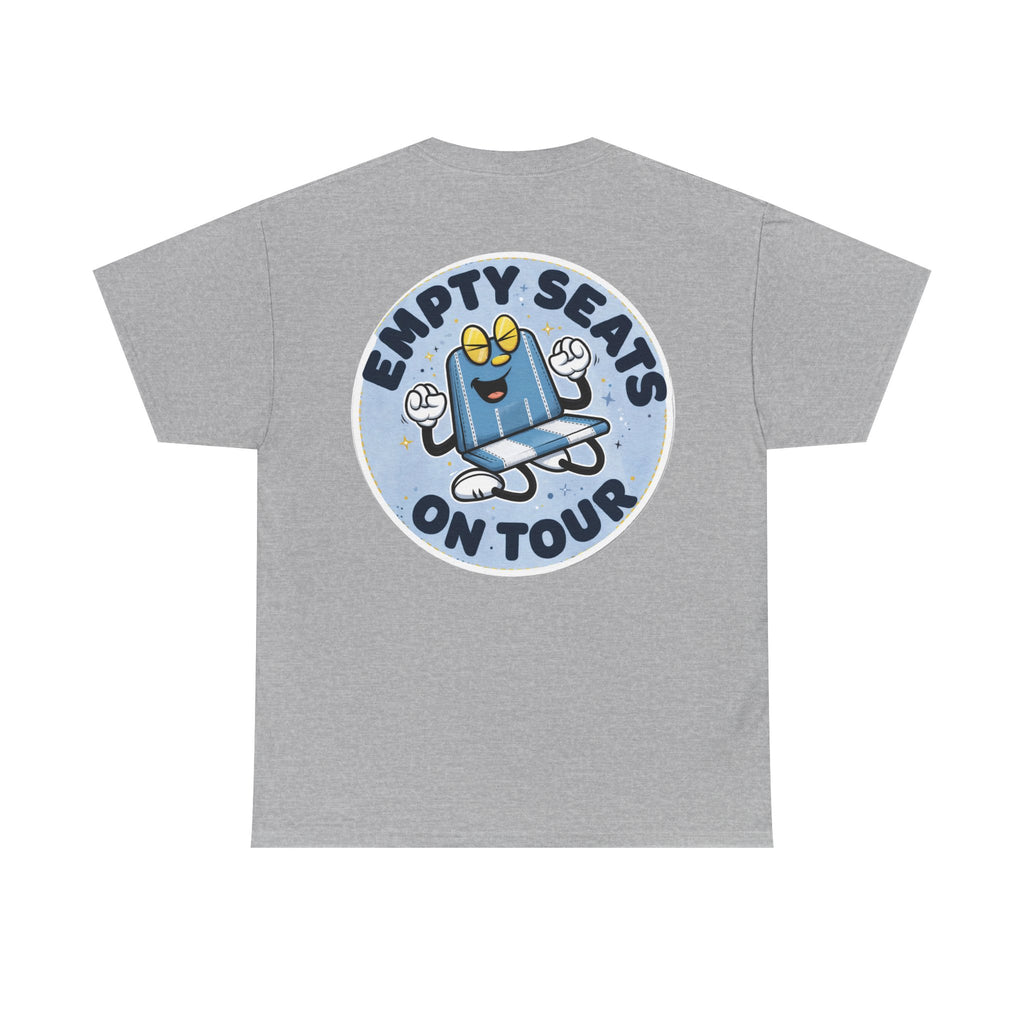 Manchester City T-Shirt — 'Empty Blue Seats On Tour' Retro Skate Graphic Tee