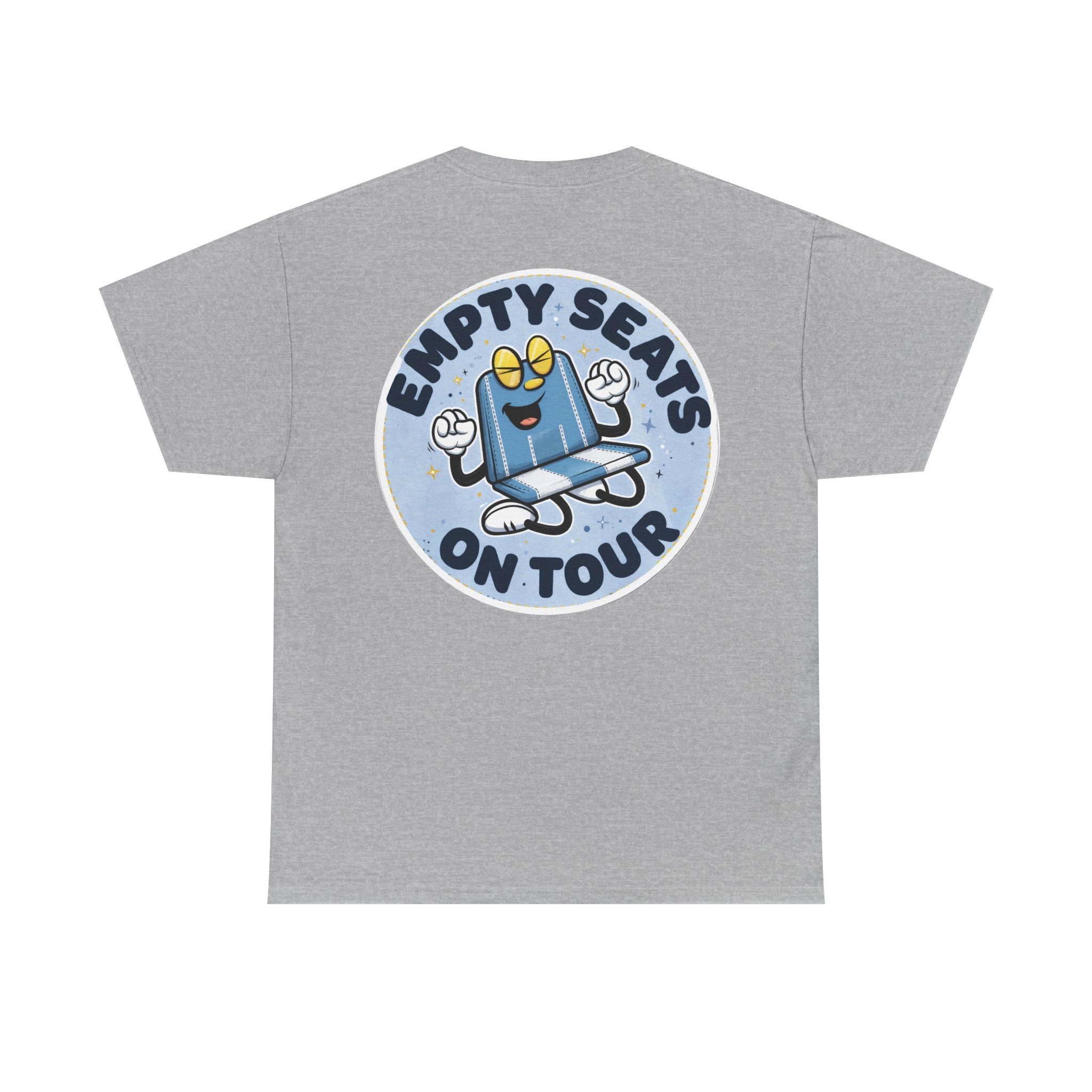 Manchester City T-Shirt — 'Empty Blue Seats On Tour' Retro Skate Graphic Tee