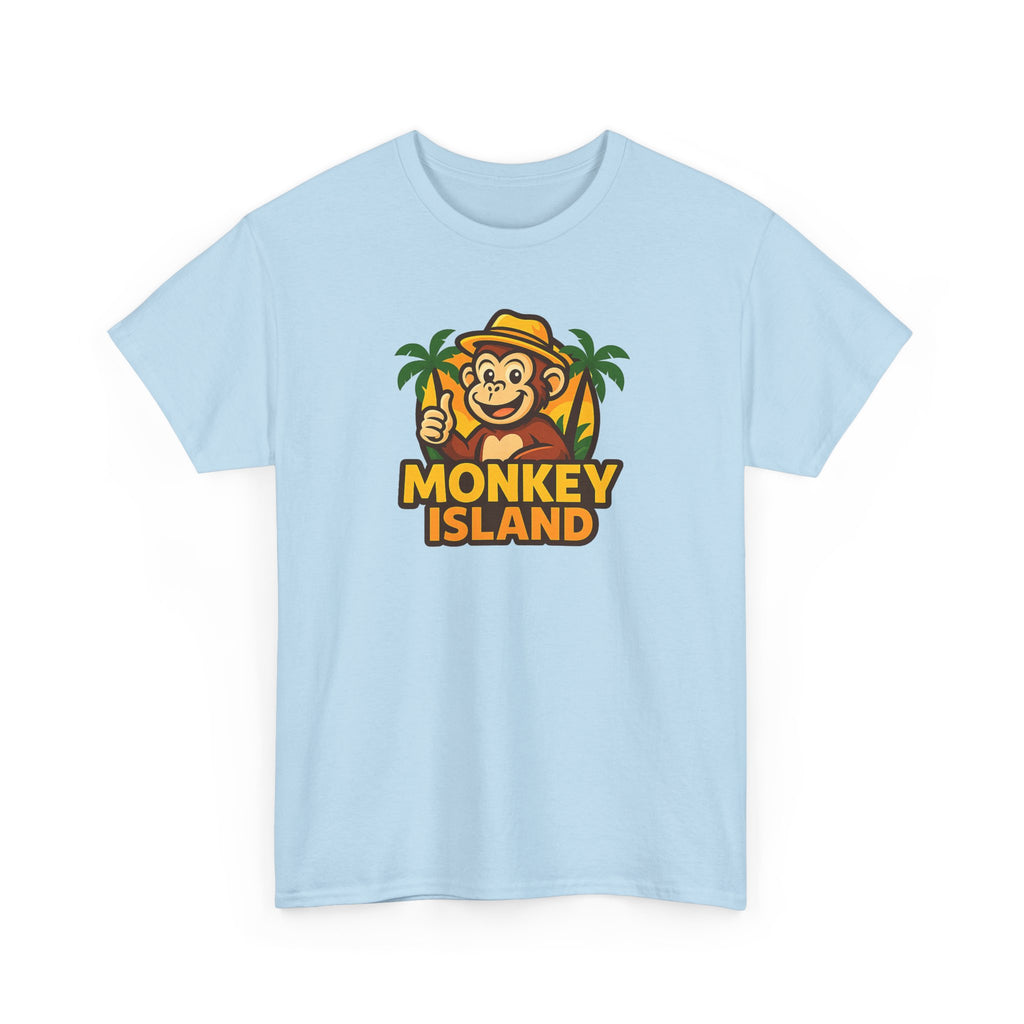 Monkey Island T-Shirt — Cute Tropical Monkey Logo Tee