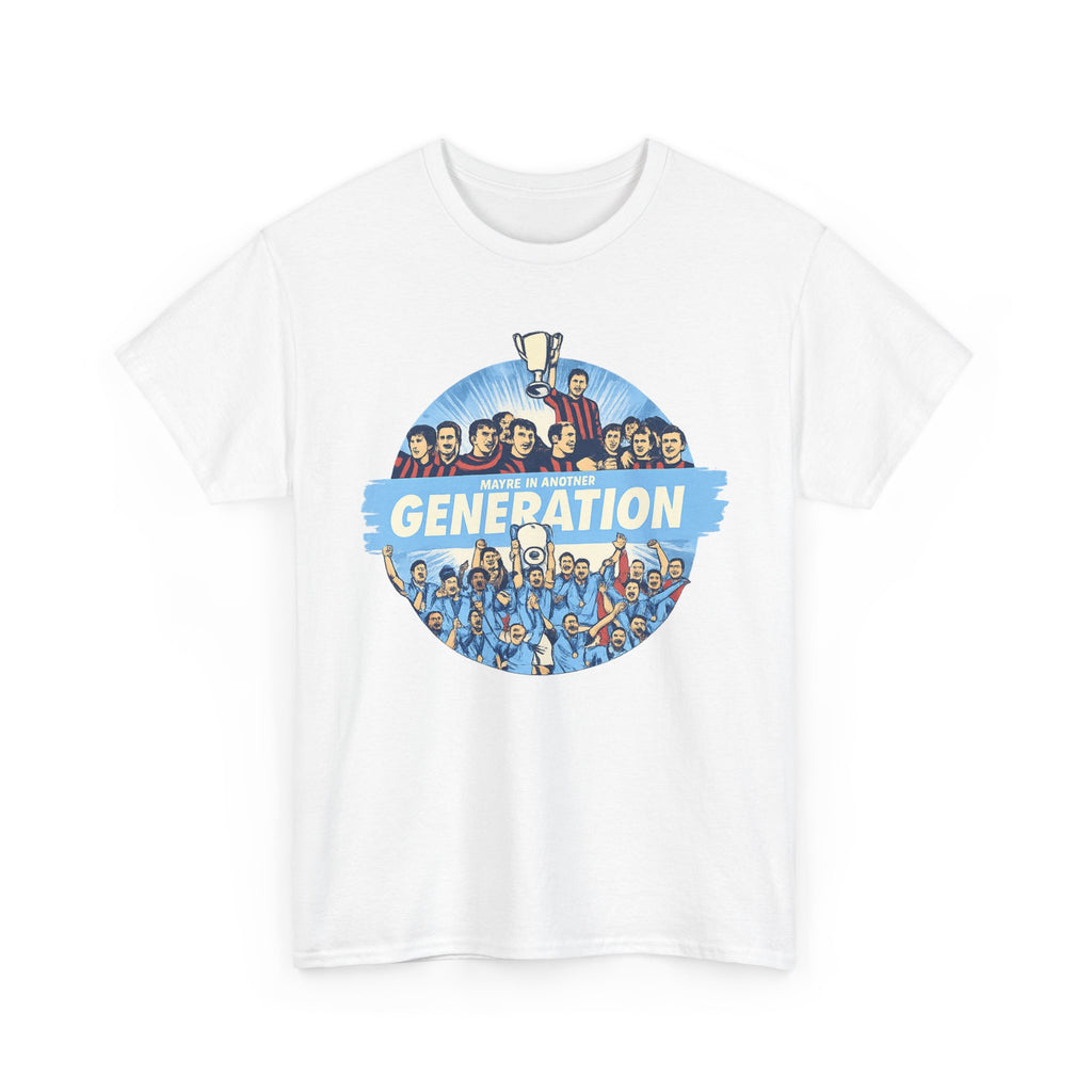 Manchester City Maybe in Another Generation Champions T‑Shirt — Retro Team Fan Tee