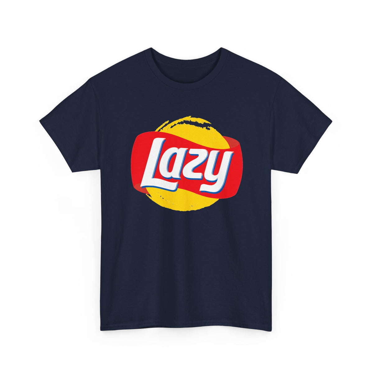 Lazy Logo T‑Shirt — Retro Snack-Inspired Graphic Tee