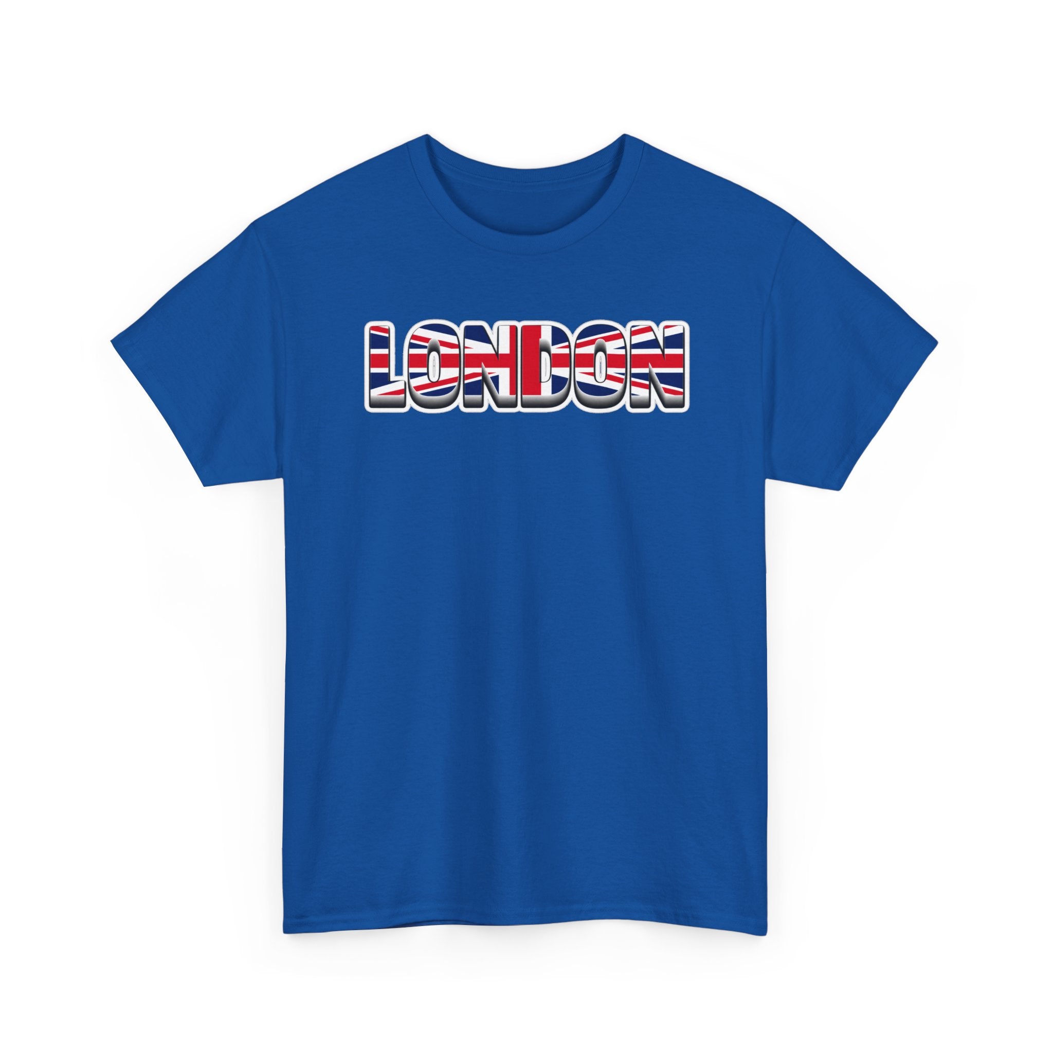 London Union Jack Graphic Tee — Bold UK Travel T-Shirt