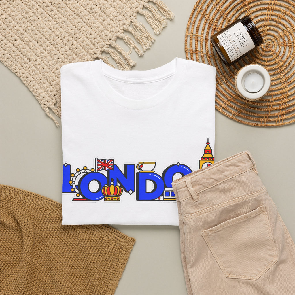 London Cityscape Tee — Illustrated London Landmarks Shirt