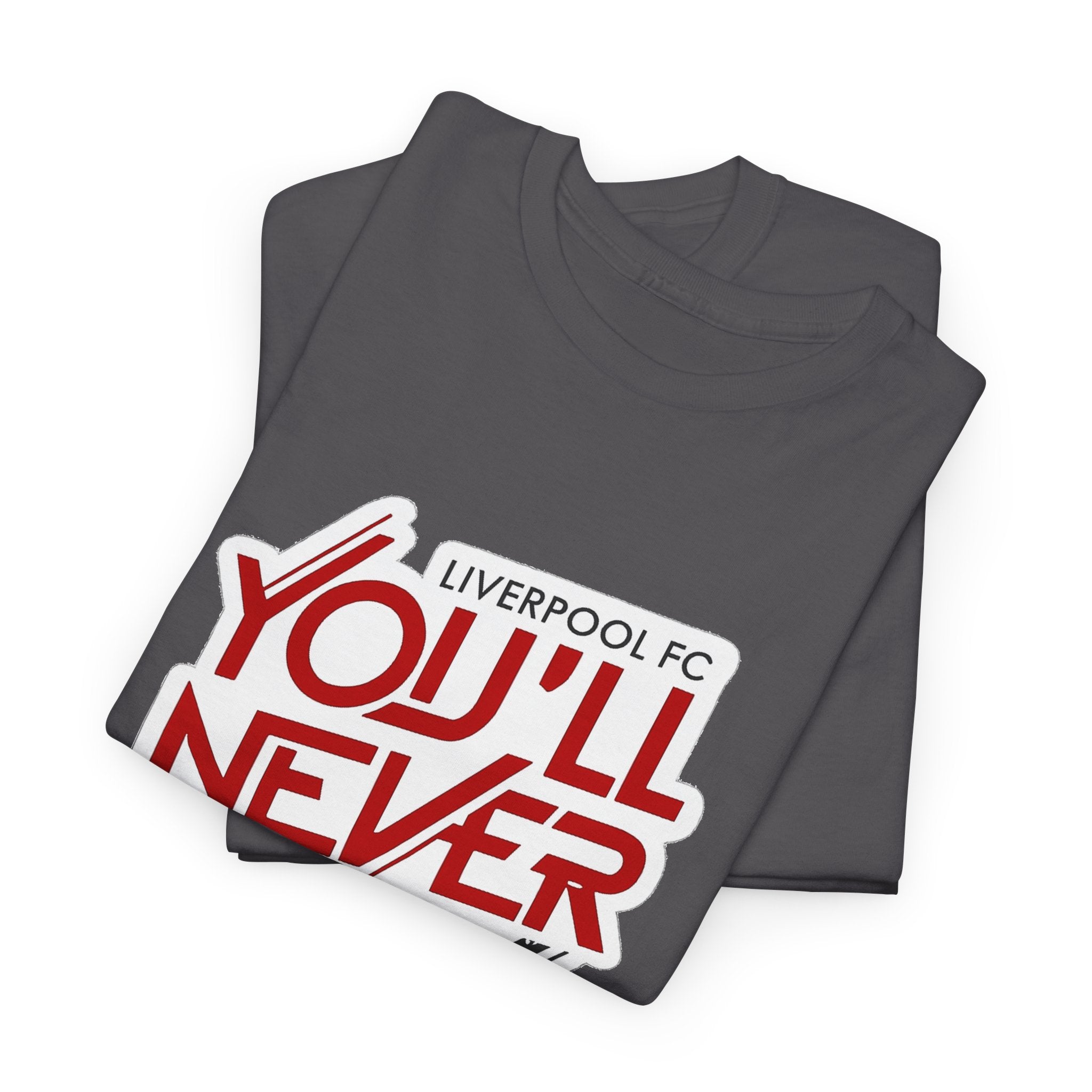 Liverpool You'll Never Walk Alone Cotton T-Shirt — Liverpool FC Fan Tee