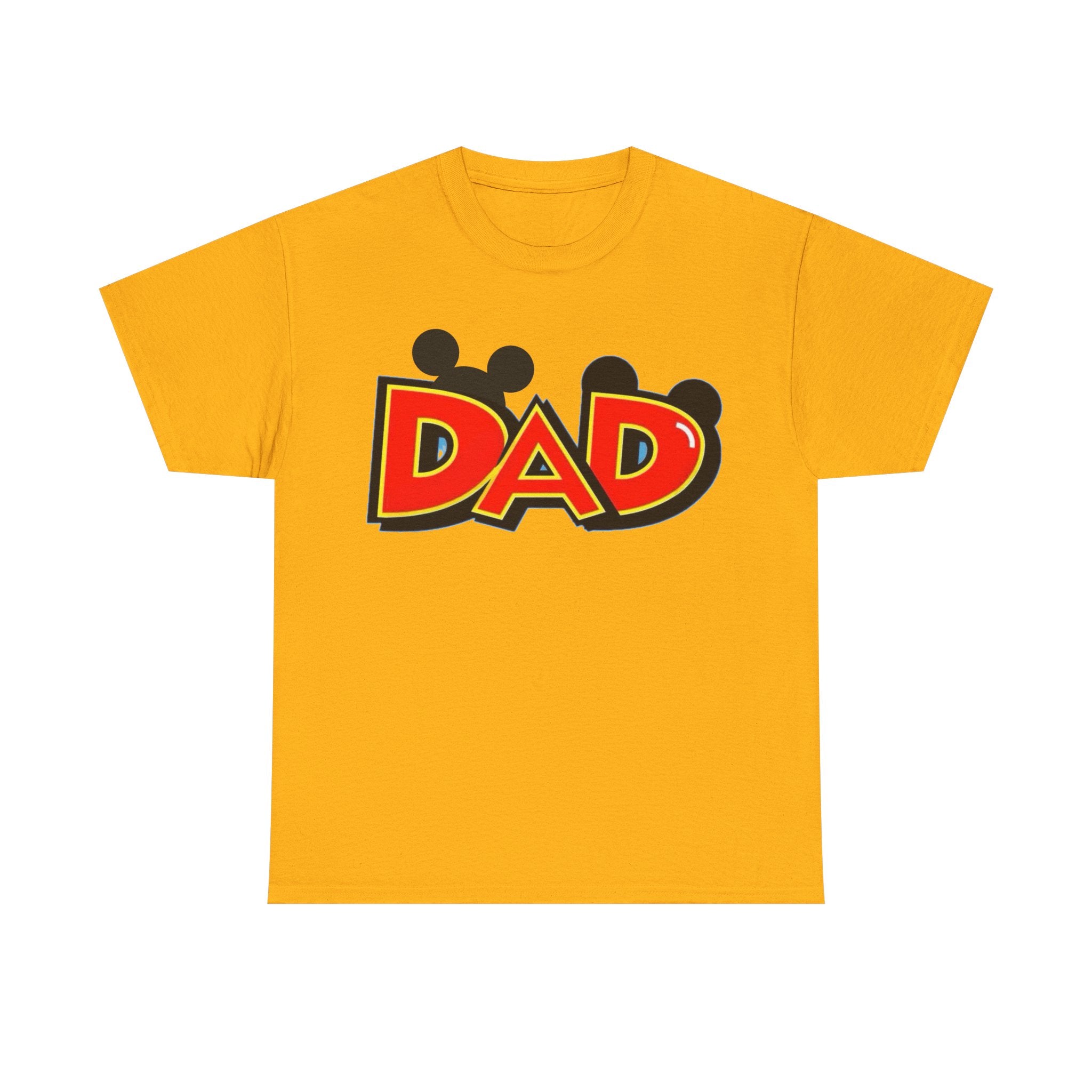Disney Dad Mickey Ears T-Shirt – Retro Cartoon Dad Tee, Perfect Father’s Day Gift