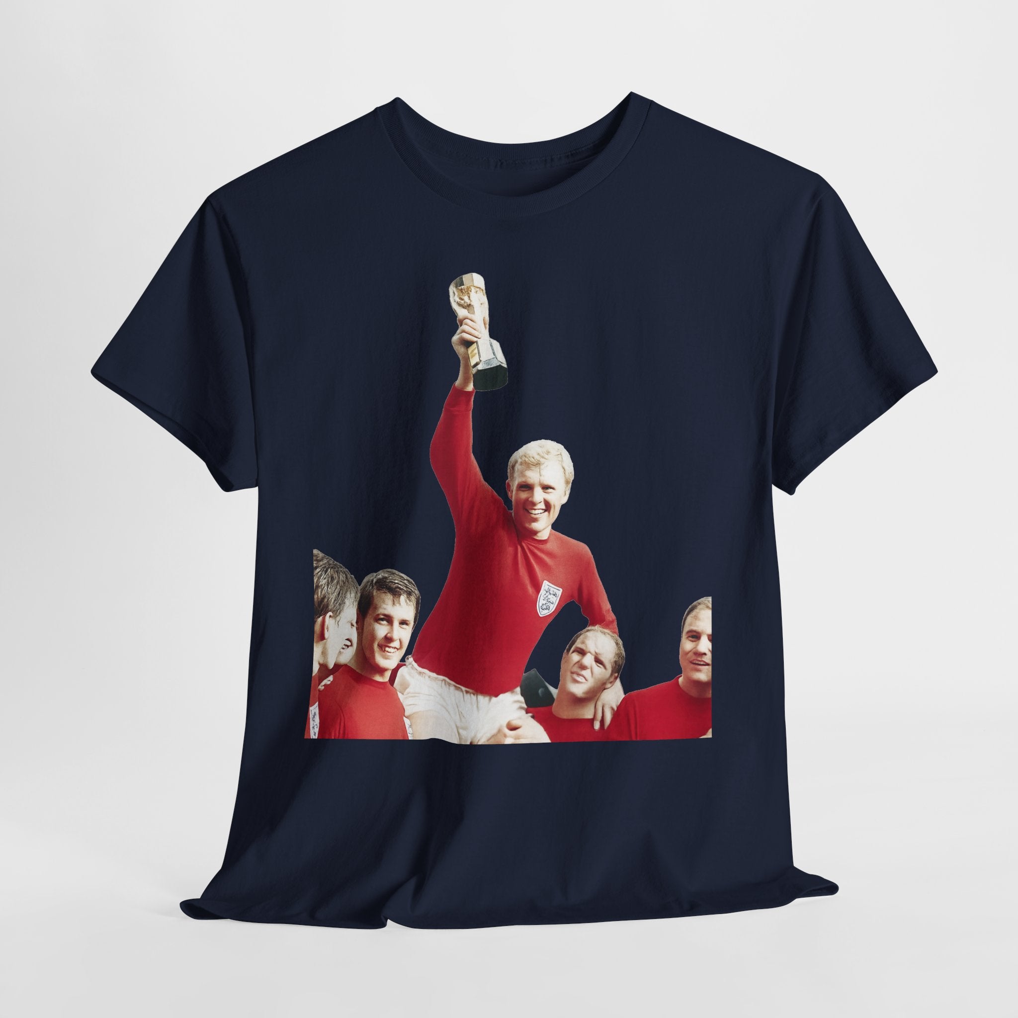 England 1966 World Cup Winners Tee — Retro Team Celebration T-Shirt