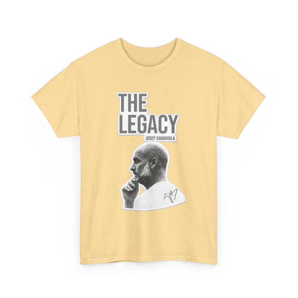 Pep Guardiola Manchester City The Legacy Tee — Inspirational Portrait Graphic T-Shirt