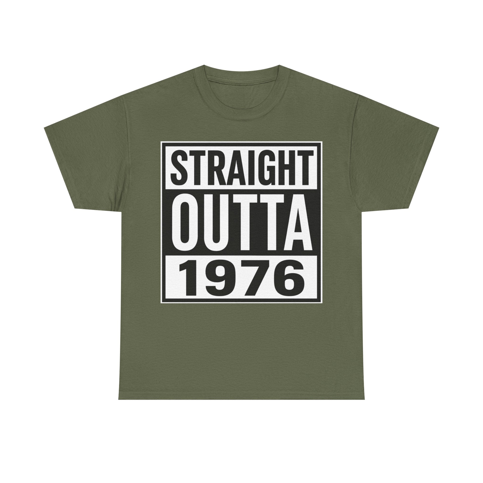 Straight Outta 1976 T-Shirt — Retro 1976 Birthday Tee