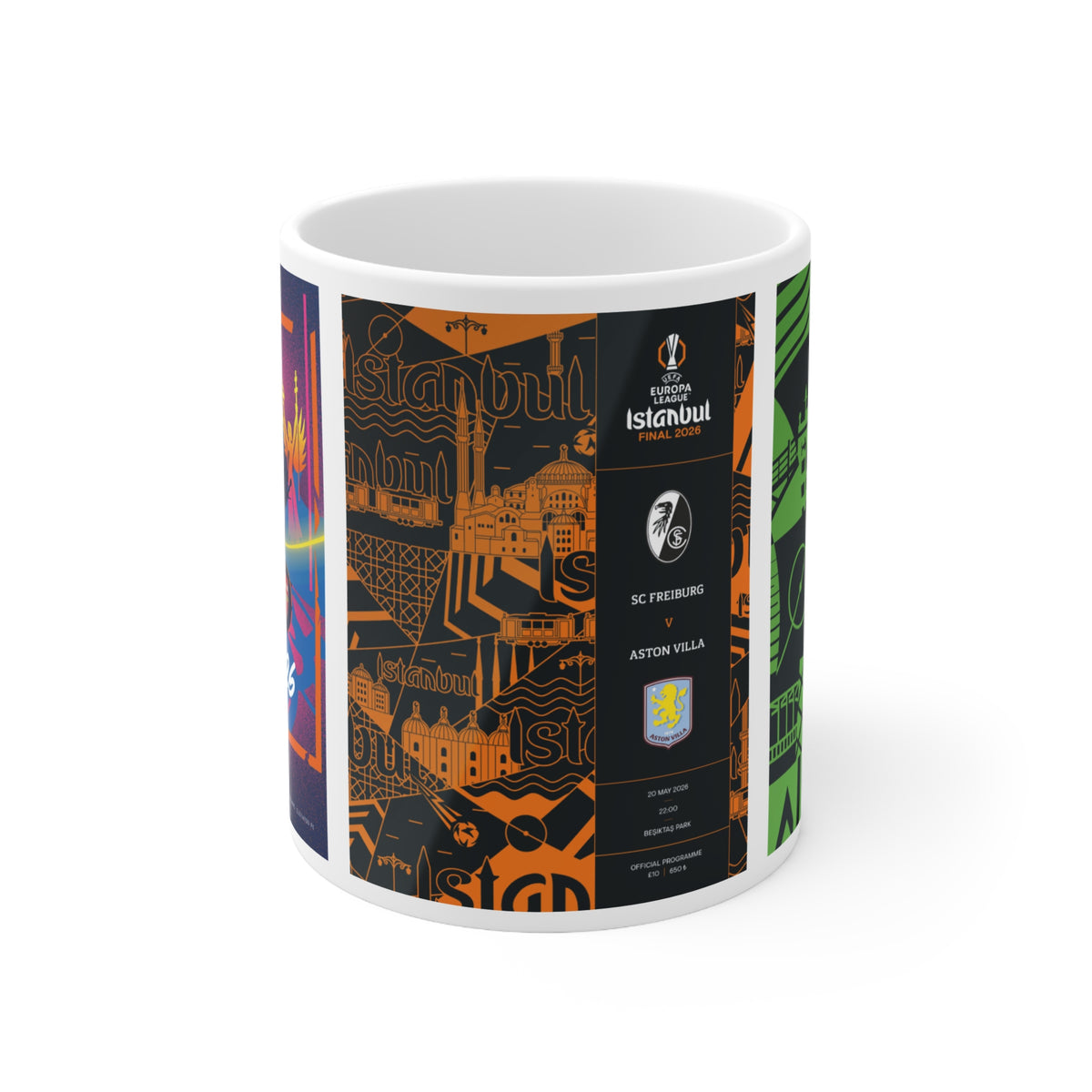 2026 UEFA Finals Programme Covers Inspired Ceramic Coffee Mug (11oz & 15oz)