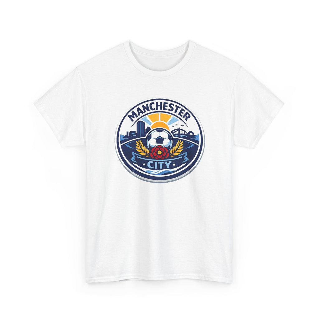 Manchester City Unofficial Soccer Logo T-Shirt — Football Fan Tee