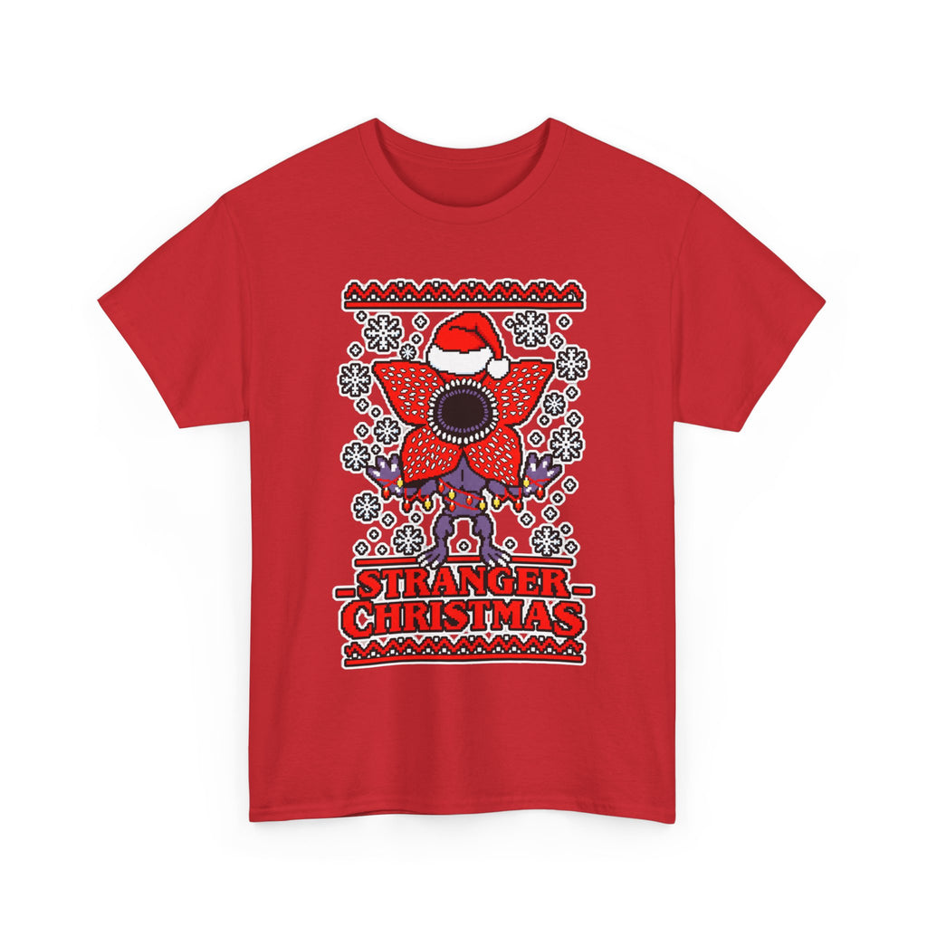 Stranger Christmas T-Shirt — Festive Demogorgon Holiday Tee