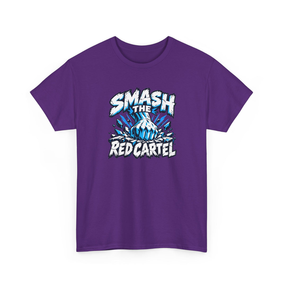 Smash the Red Cartel Unisex Heavy Cotton T-Shirt / Tee