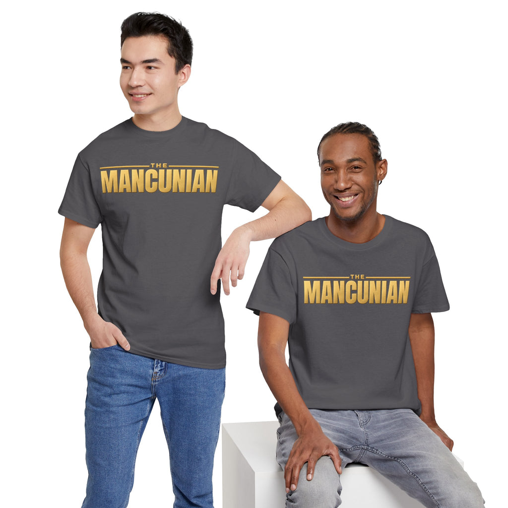 Mancunian Gold Logo Cotton T‑Shirt