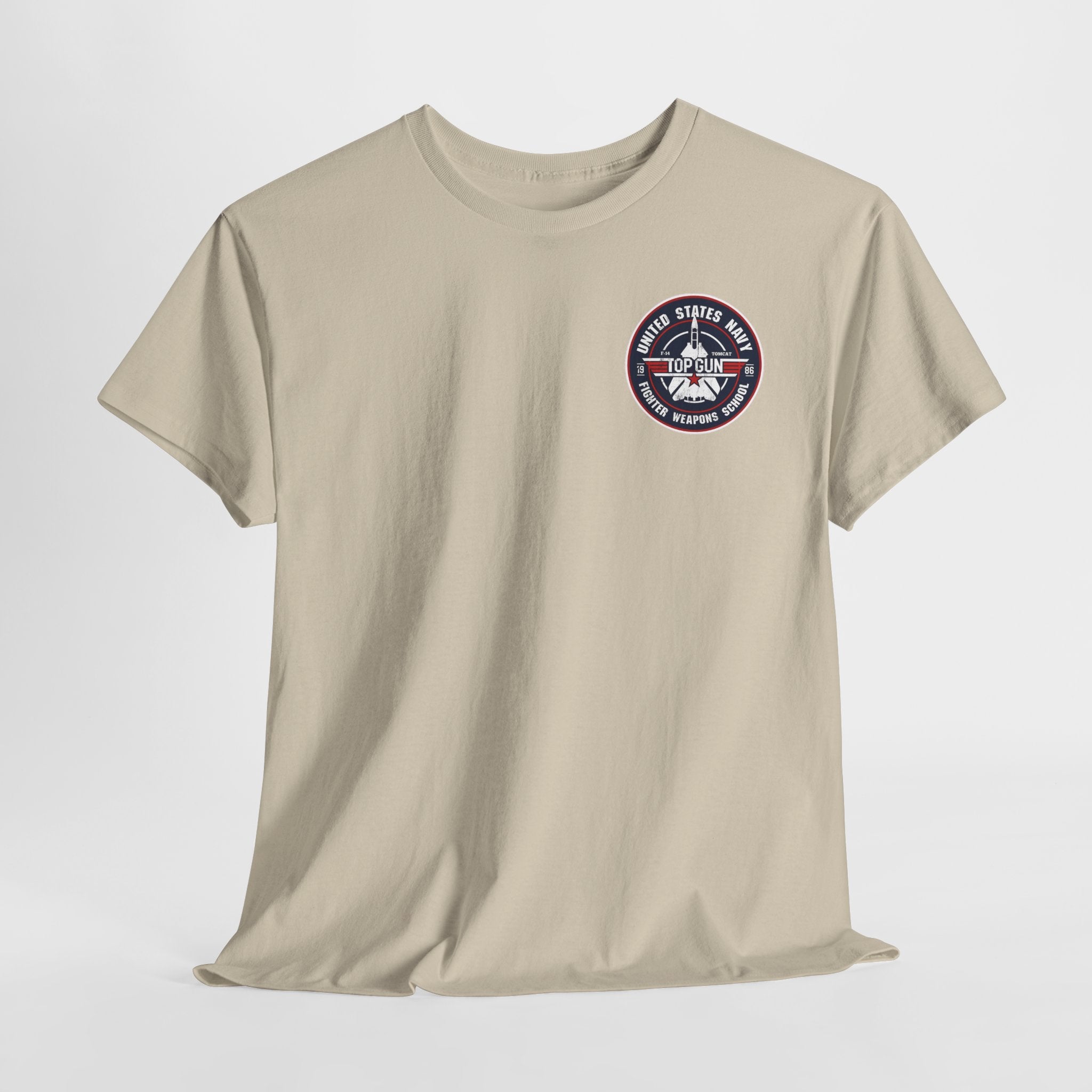 US Navy Top Gun School T-Shirt — 'High Speed' Vintage Cotton T-Shirt