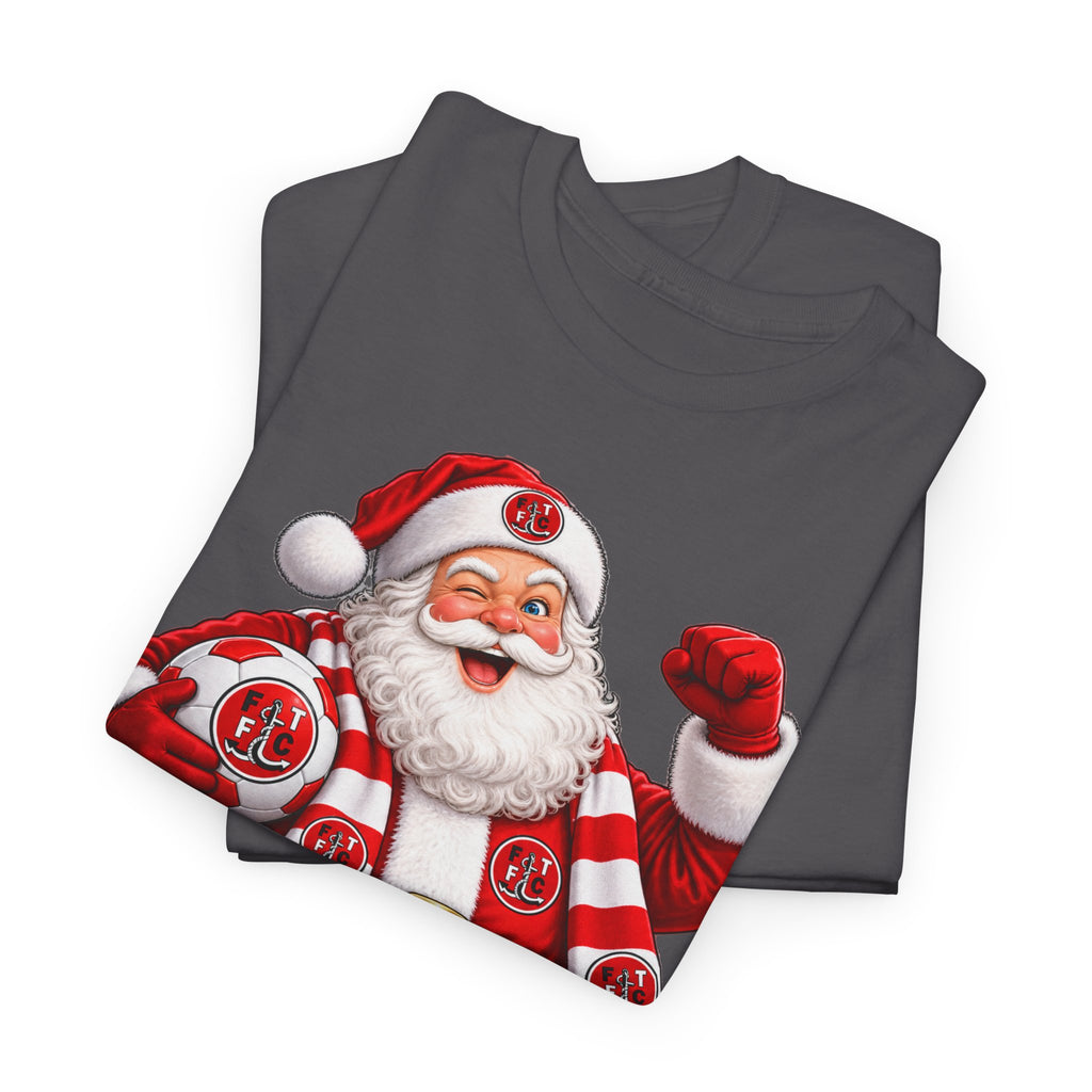 Santa Is a Fleetwood Fan Cotton T-Shirt