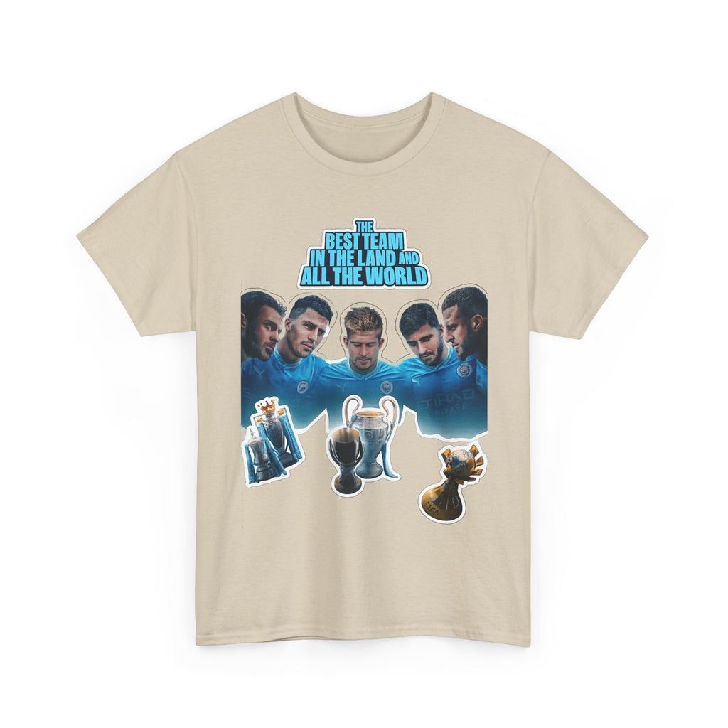 Manchester City — "Best Team in the Land and All the World" Cotton T-Shirt