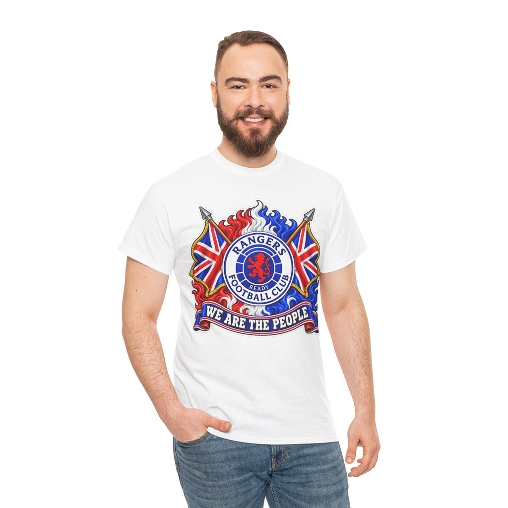 Rangers Football Club Tee — "We Are The People" Crest Cotton T-Shirt