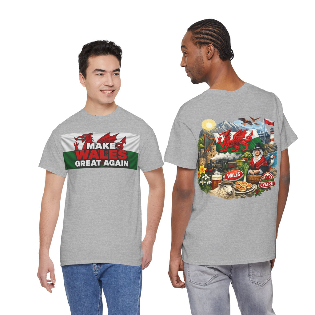 Wales Pride T-Shirt — 'Make Wales Great Again' Welsh Dragon Tee