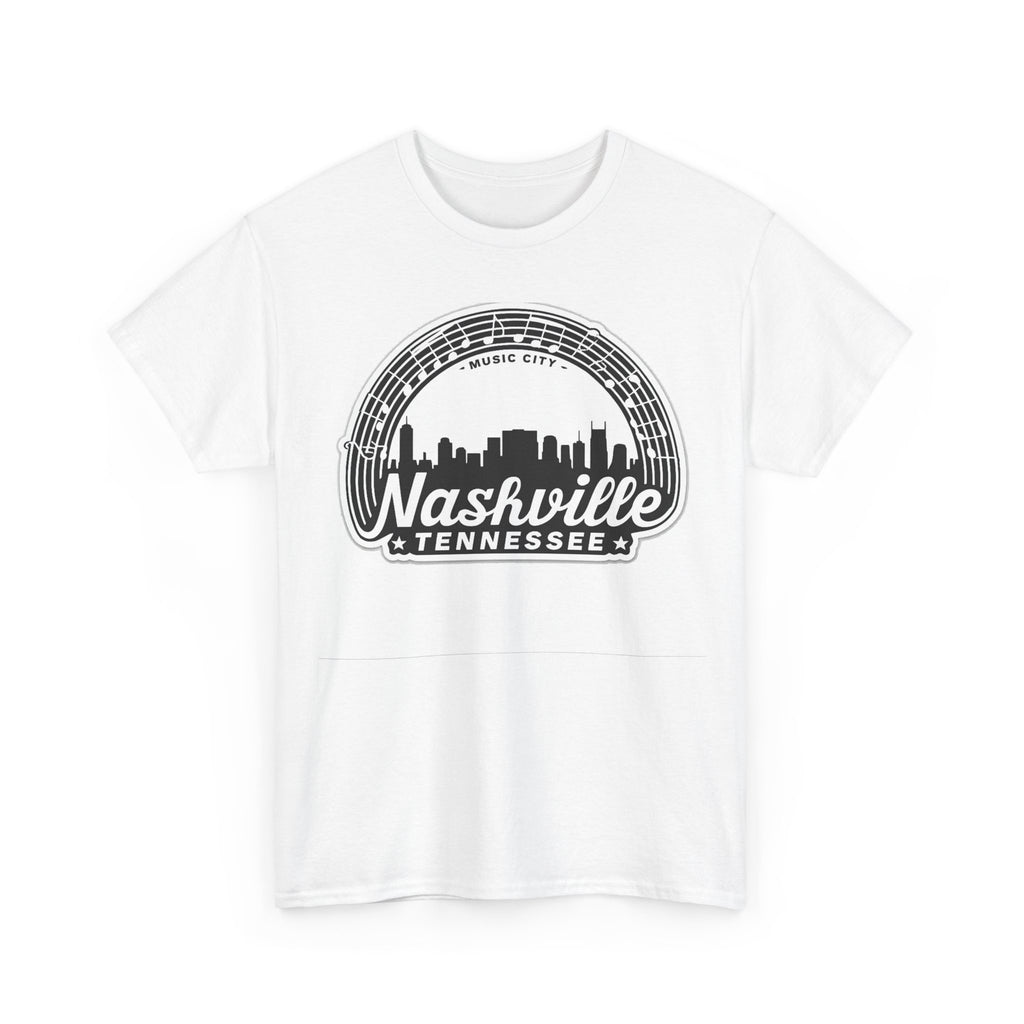 Nashville Tennessee Skyline Tee — Retro Music City Graphic Shirt
