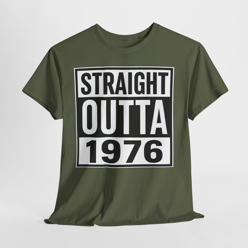 Straight Outta 1976 T-Shirt — Retro 1976 Birthday Tee