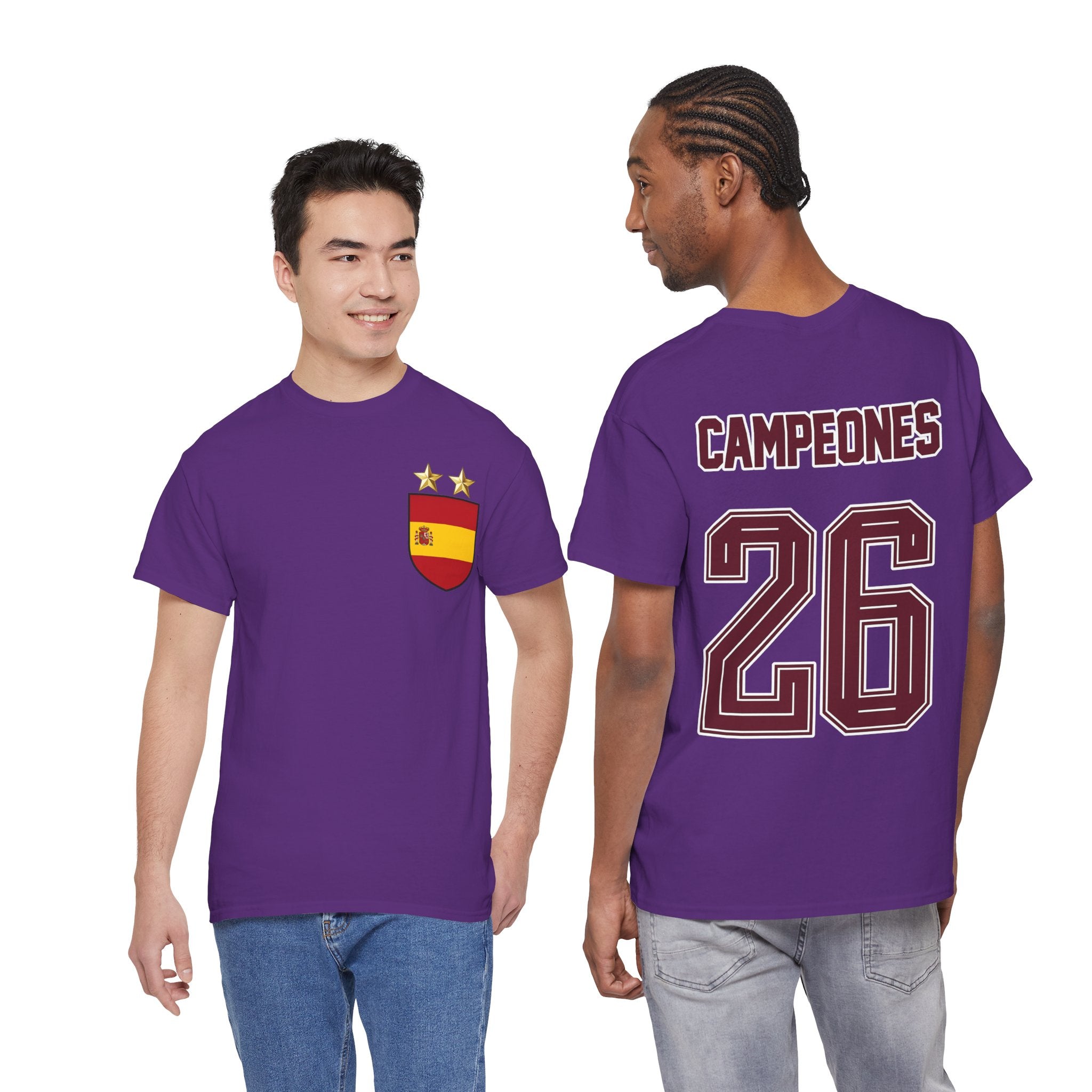 Spain World Champions 'Campeones 26' Cotton T‑Shirt
