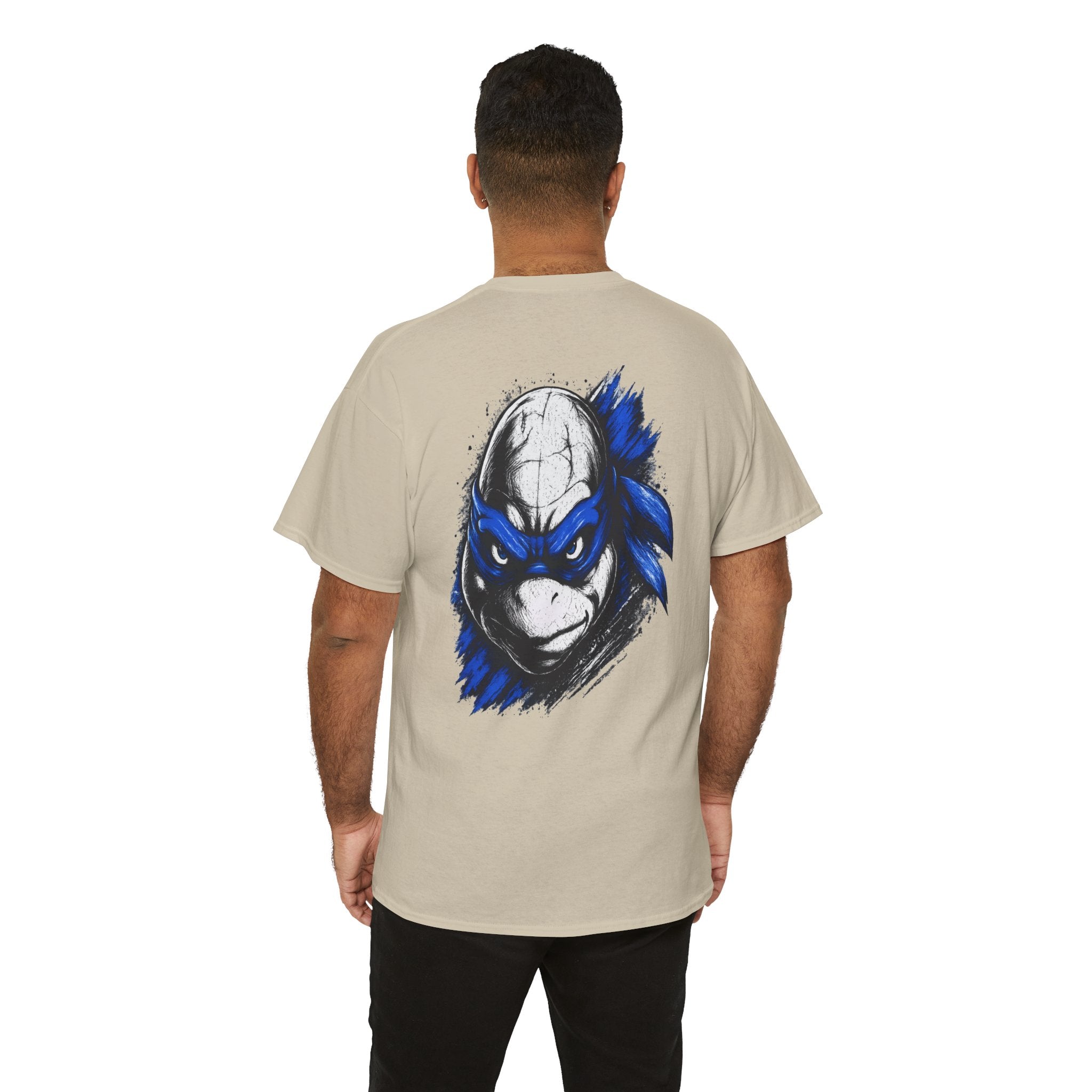TMNT Leonardo Graphic Tee — Blue Mask Turtle T-Shirt