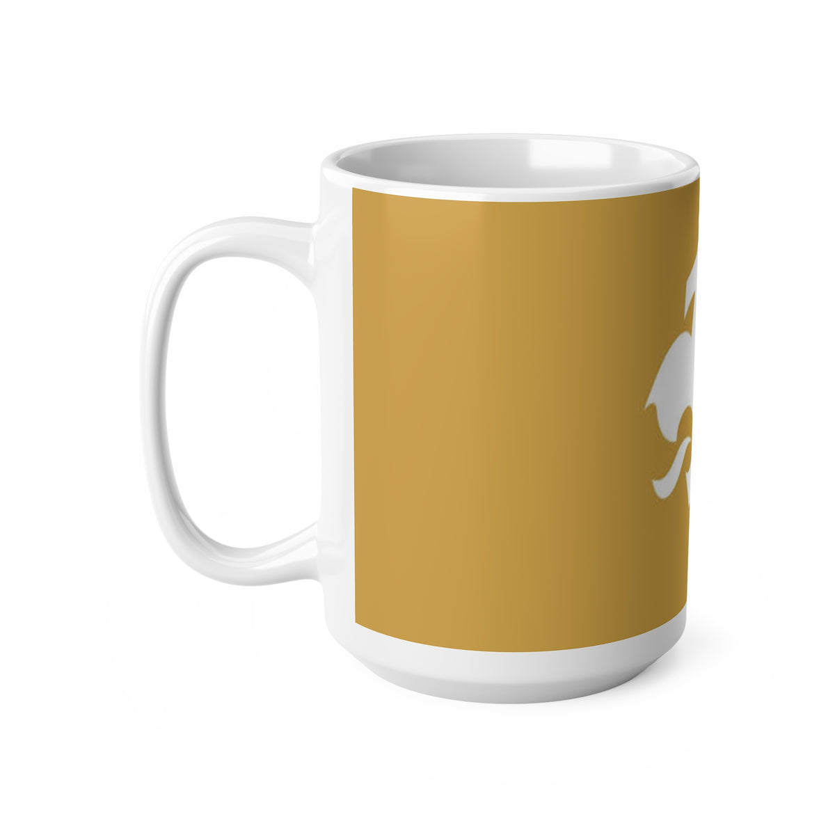 Team GB Gold Fleur-de-Lis Ceramic Mug — 11oz & 15oz Classic Coffee Cup