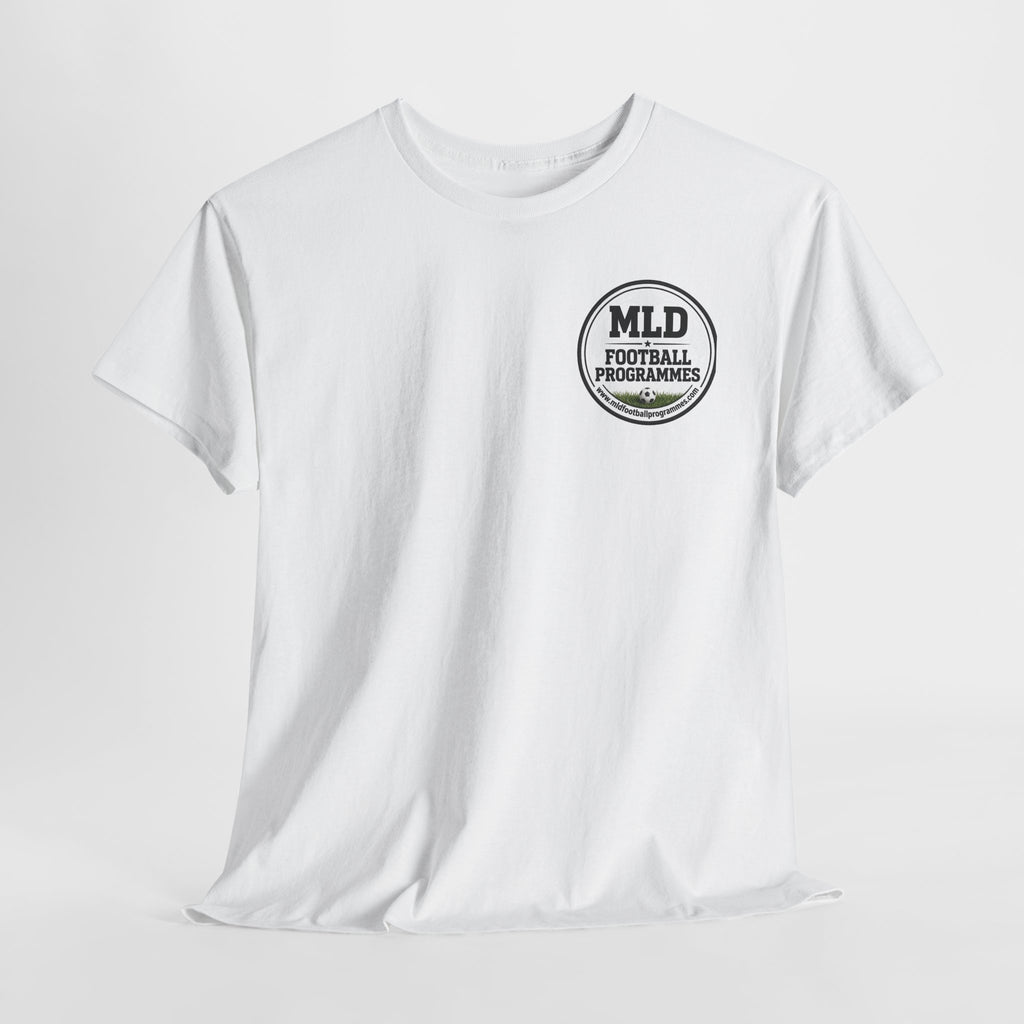 MLD Football Programmes Tee - Retro Logo Chest T-Shirt