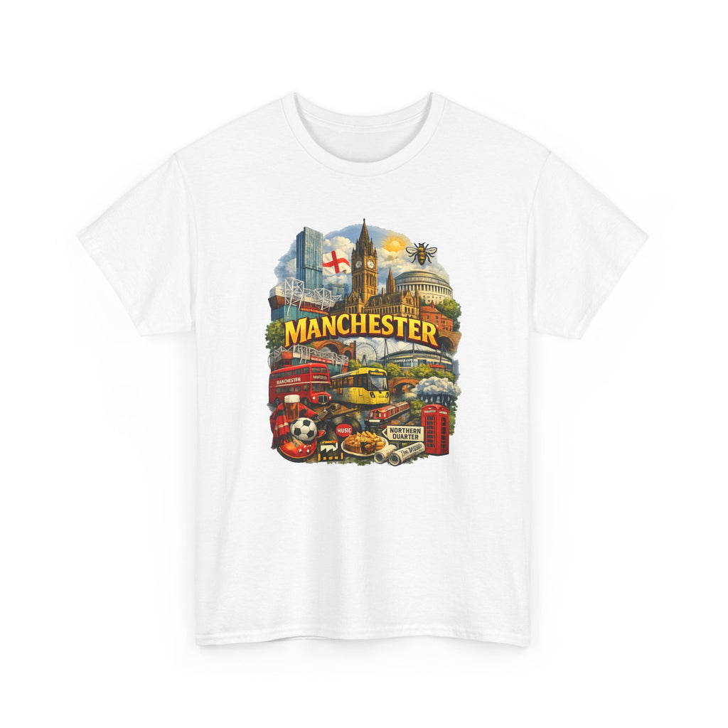 Manchester Skyline Collage T-Shirt