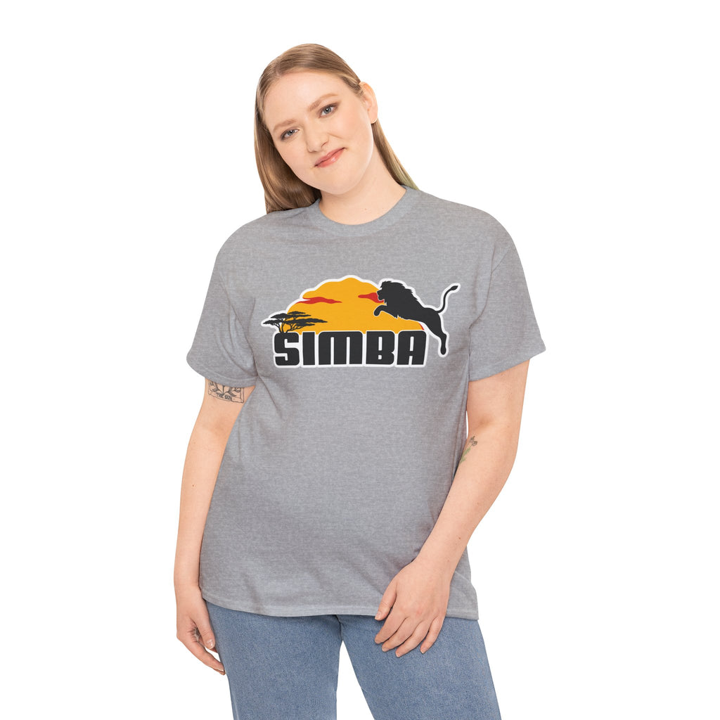 Simba Sunset Graphic Tee — Lion Silhouette Safari T-Shirt