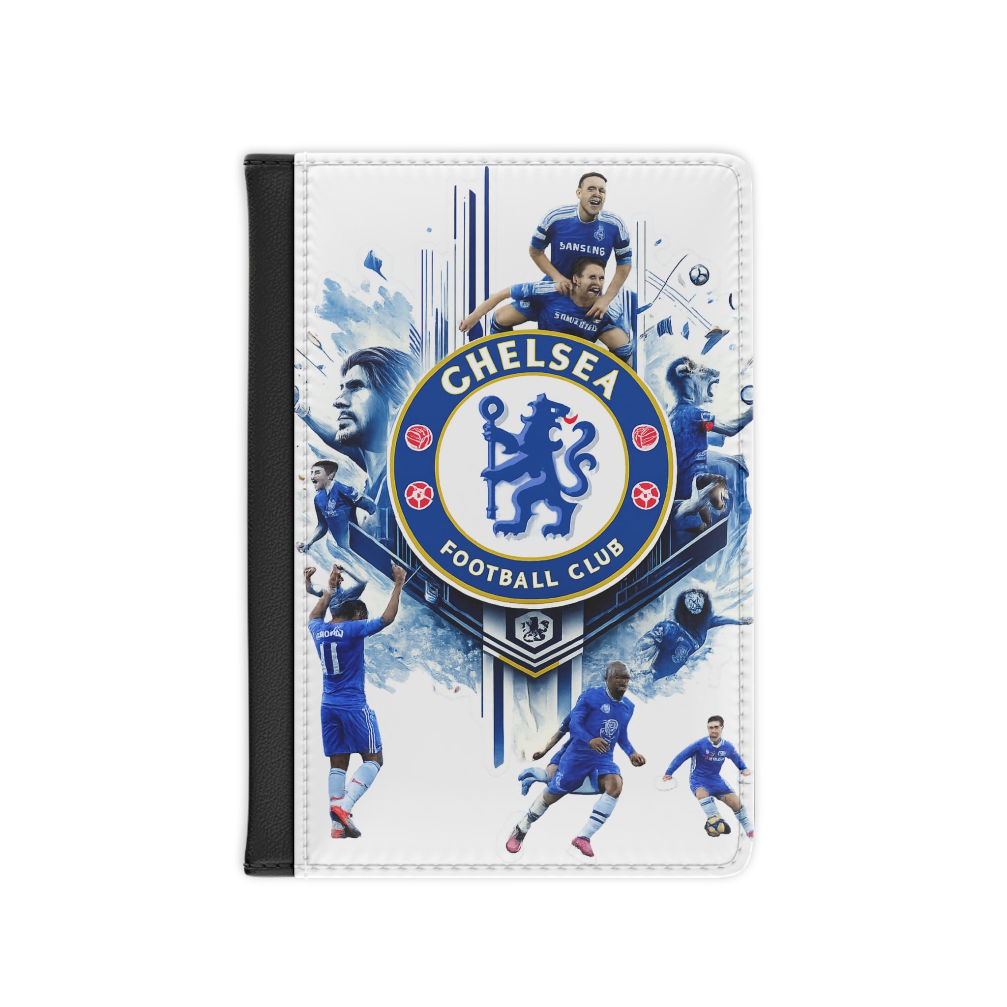 Chelsea Football Club Unofficial Passport Cover – Blue Crest Travel Wallet for Fans