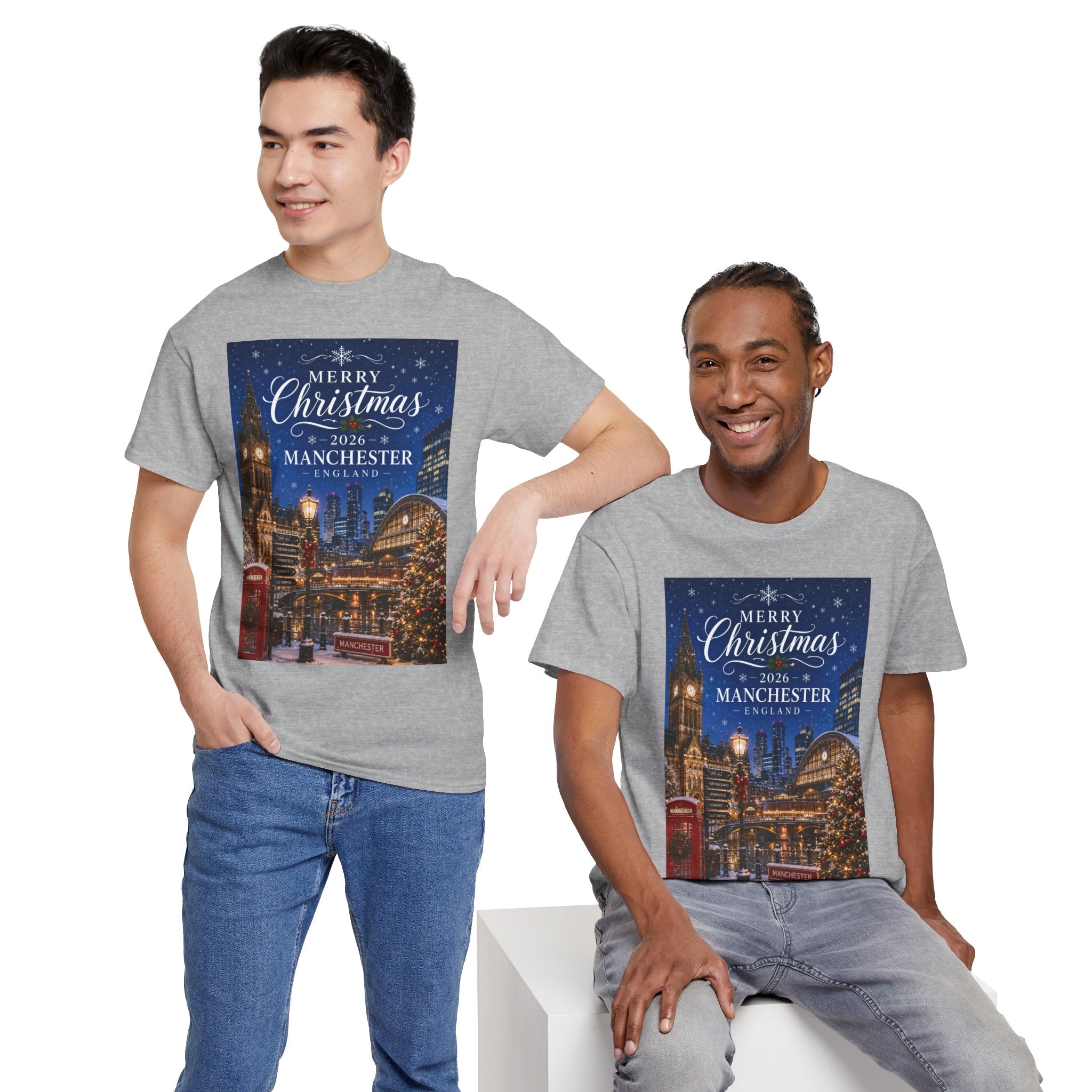 Manchester Christmas Tee — Merry Christmas 2026 Holiday T‑Shirt