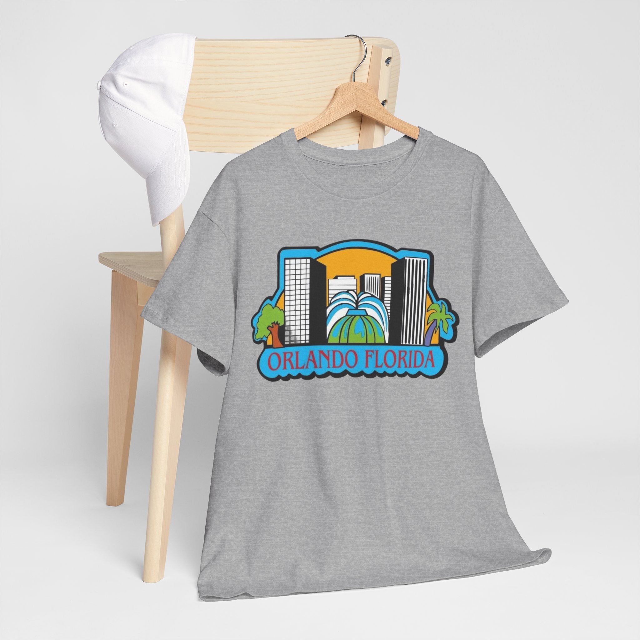 Orlando Florida Retro Skyline T-Shirt