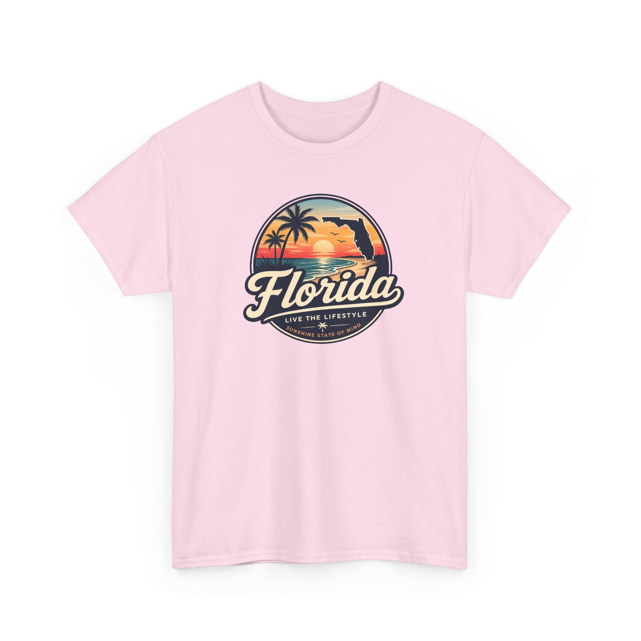 Florida Sunset Tee — Vintage Palm Beach Graphic T-Shirt