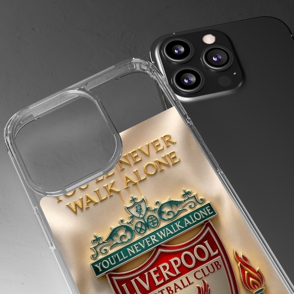 Liverpool FC 'You'll Never Walk Alone' Clear Phone Case